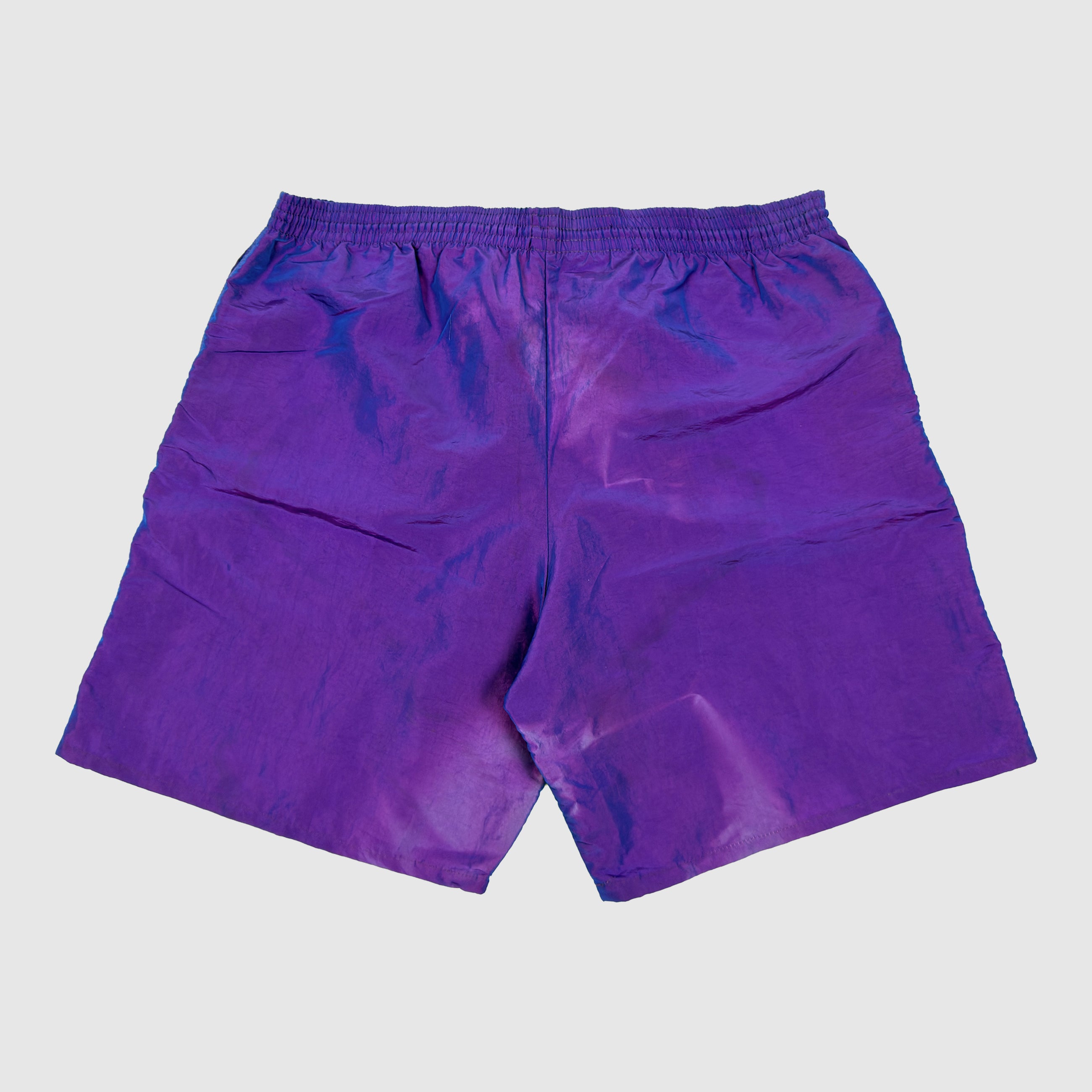 Vintage 1990's Boxy Shorts In Iridescent Purple
