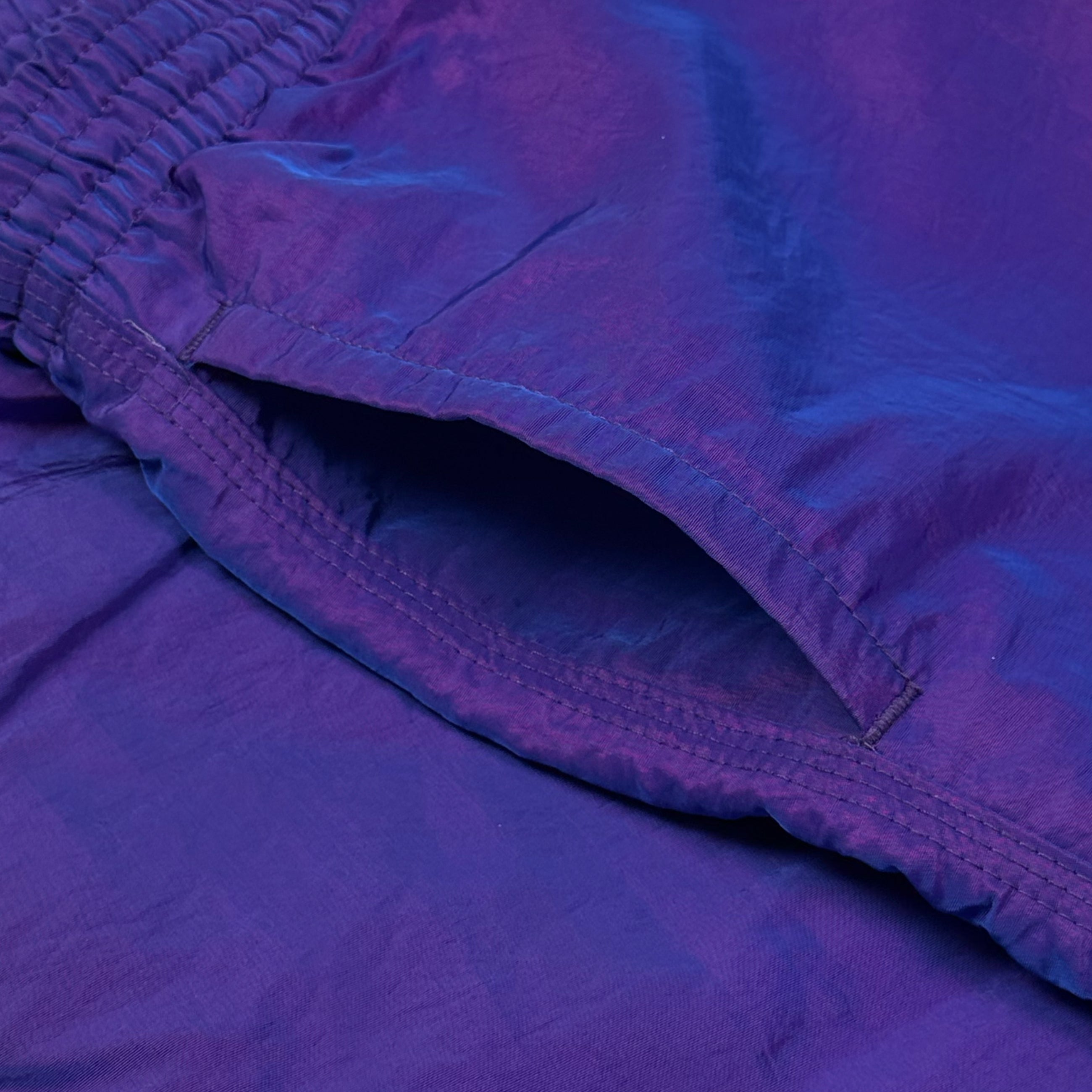 Vintage 1990's Boxy Shorts In Iridescent Purple