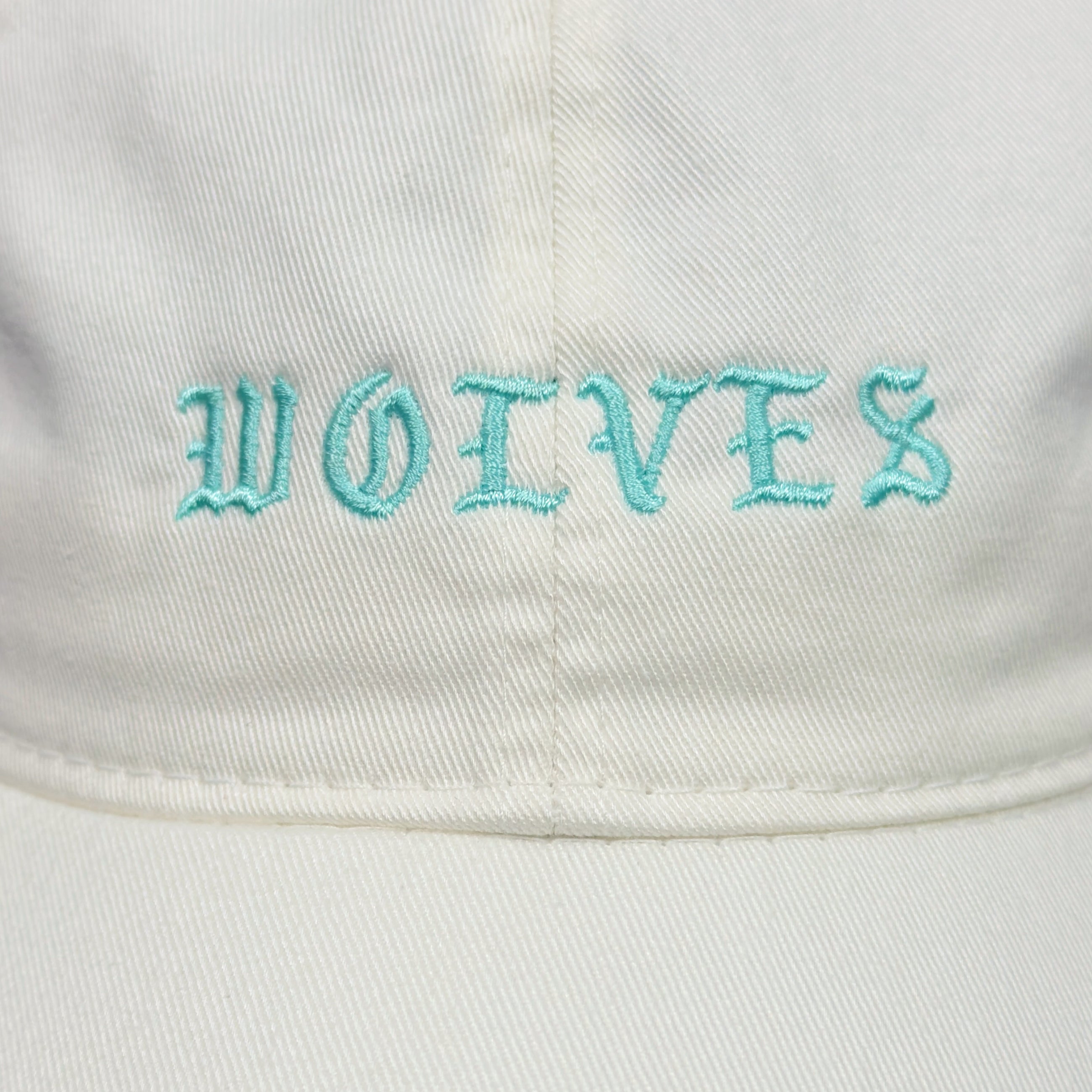 The Life of Pablo 2016 Embroidered Wolves Hat In White