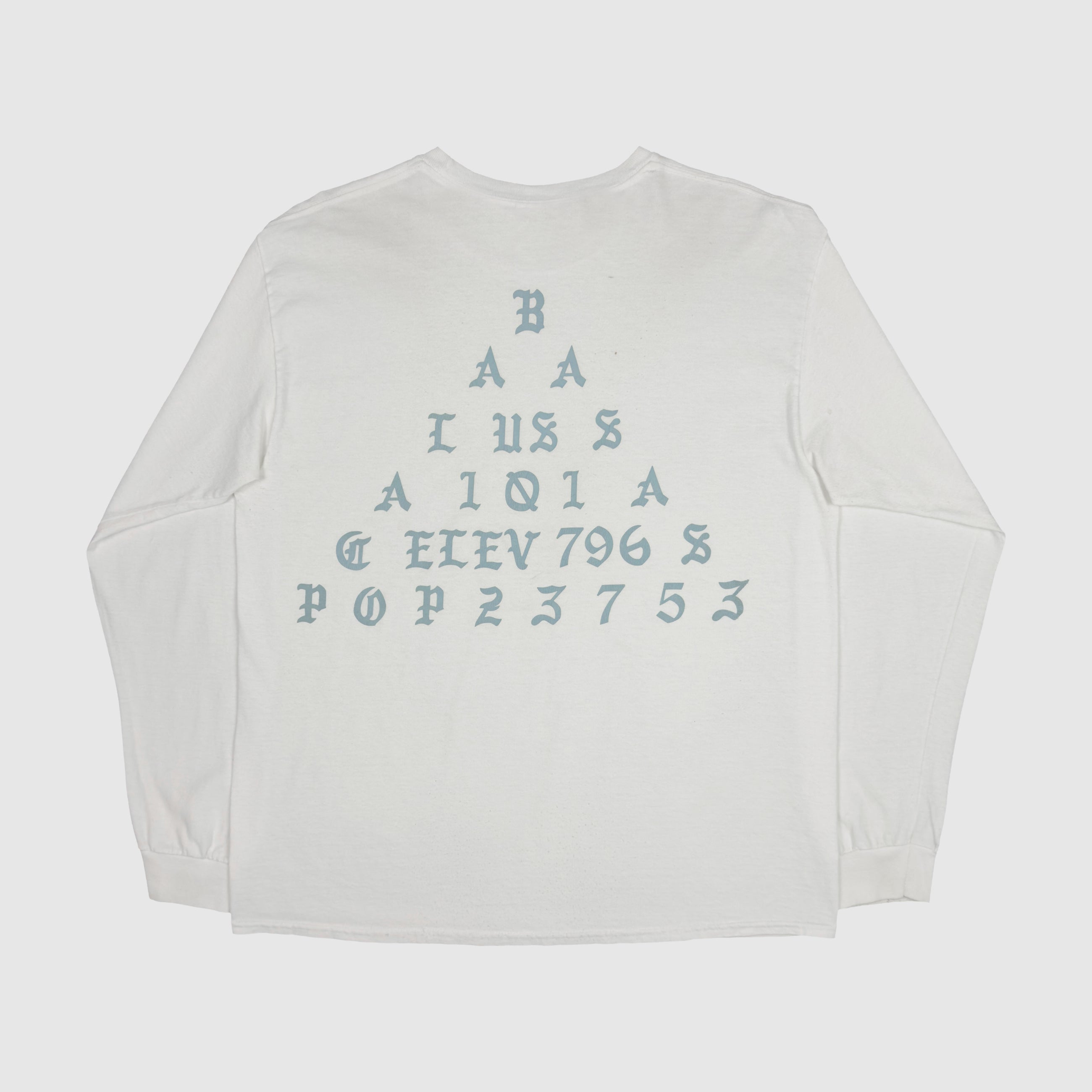 The Life of Pablo 2016 Los Angeles ’Calabasas’ Long Sleeve