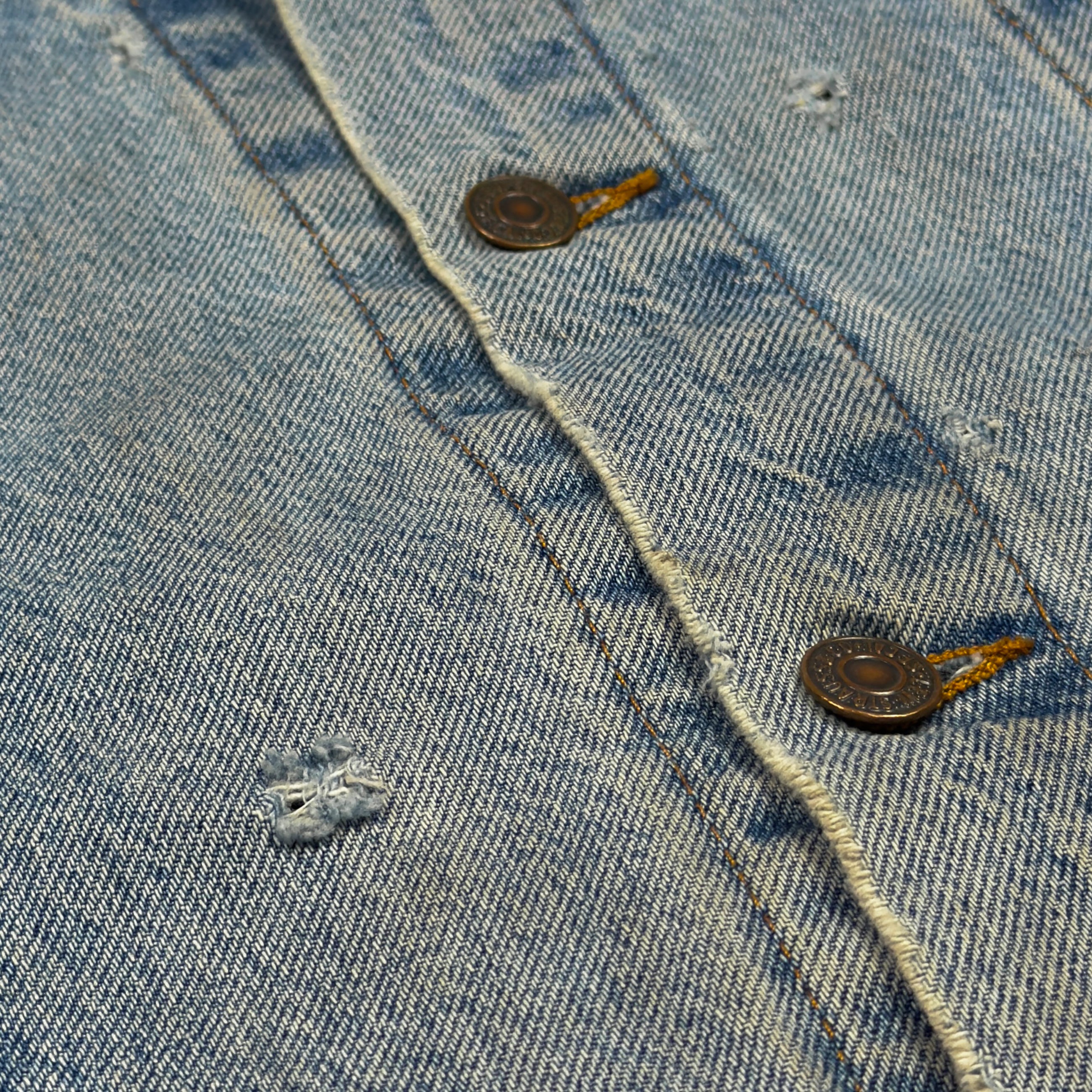 The Life of Pablo 2016 Vintage Levi's Denim Flannel Lined Pablo Jacket