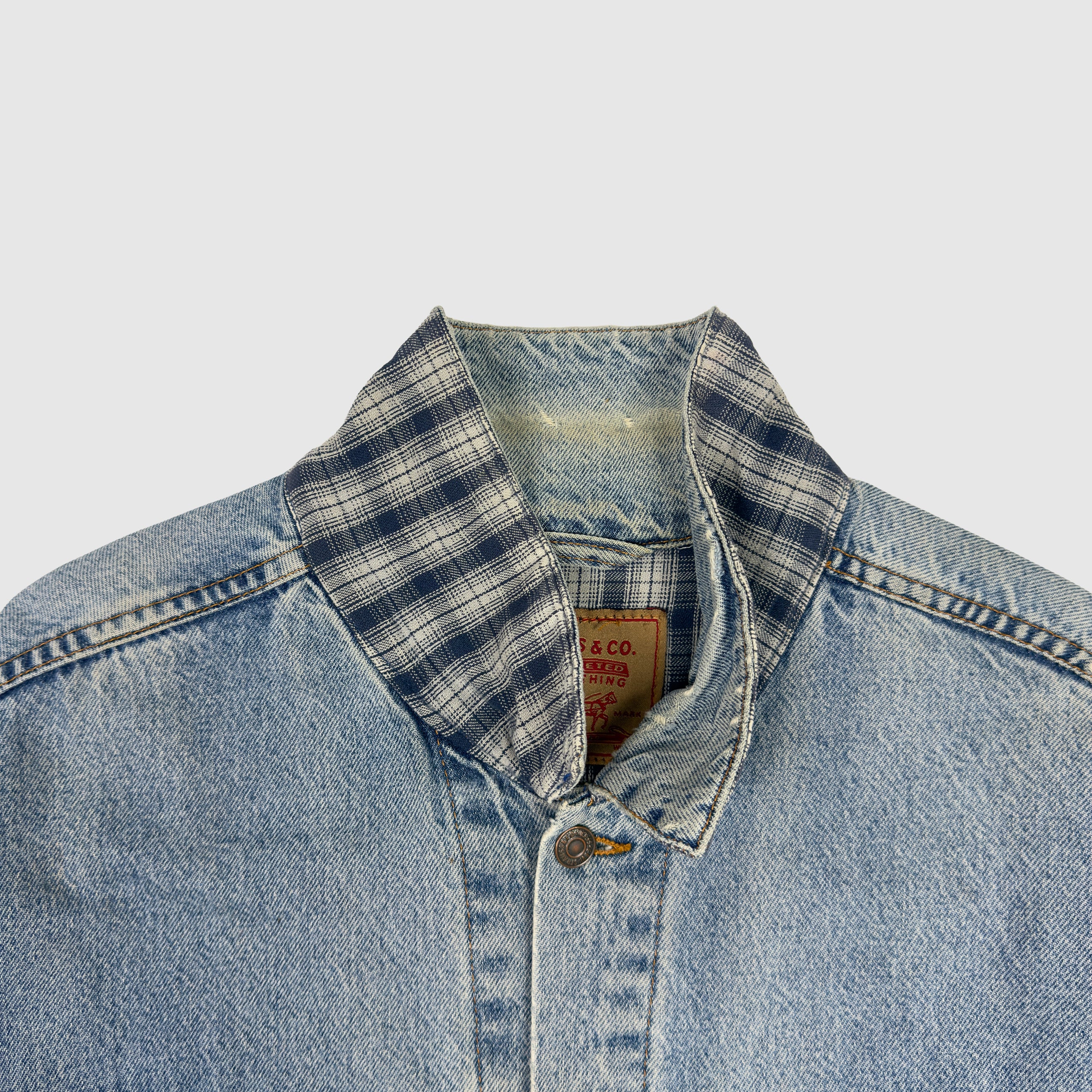 The Life of Pablo 2016 Vintage Levi's Denim Flannel Lined Pablo Jacket