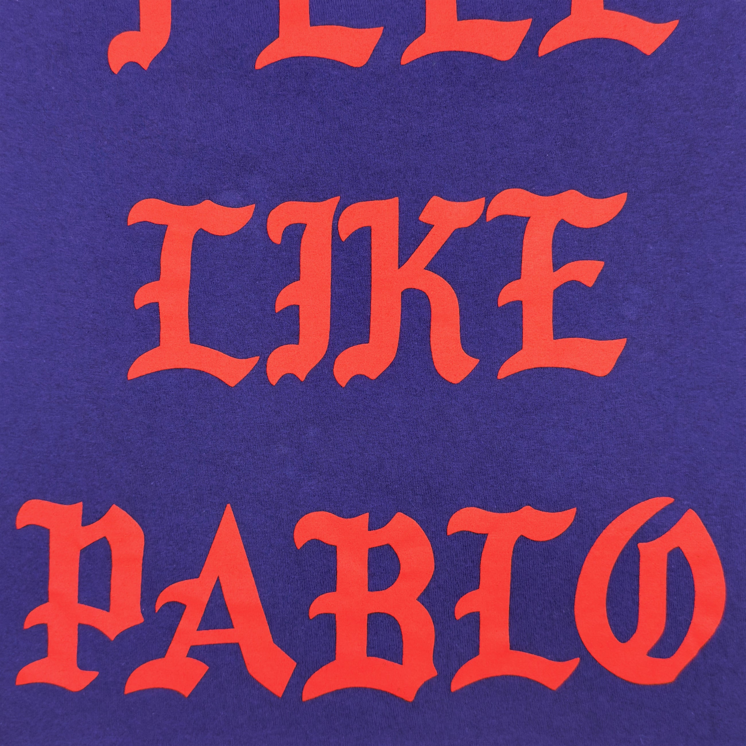 The Life of Pablo 2016 Los Angeles ‘I Feel Like Pablo’ Tee In Purple