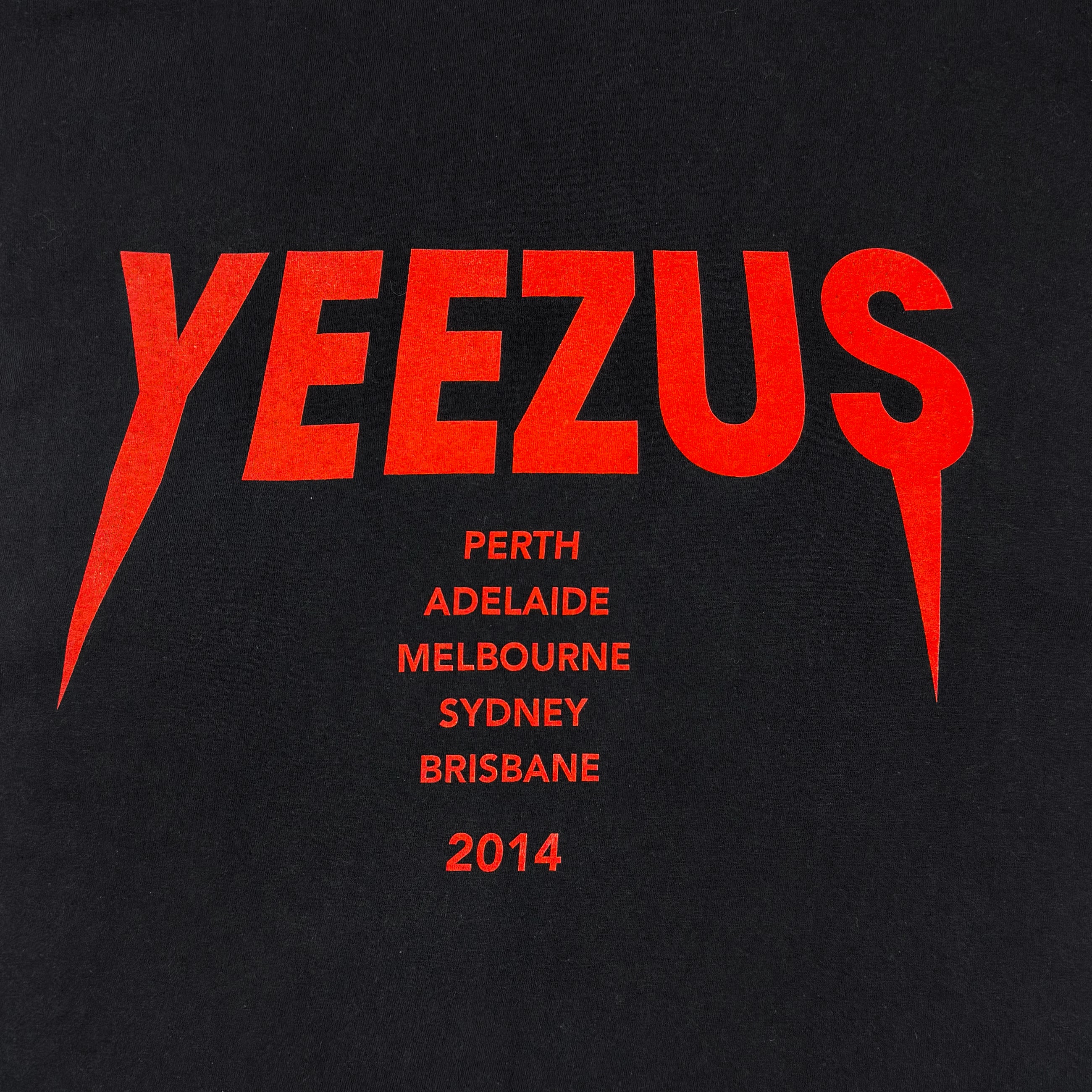 Yeezus Australian Tour 2014 Flying Reaper Tee By Wes Lang