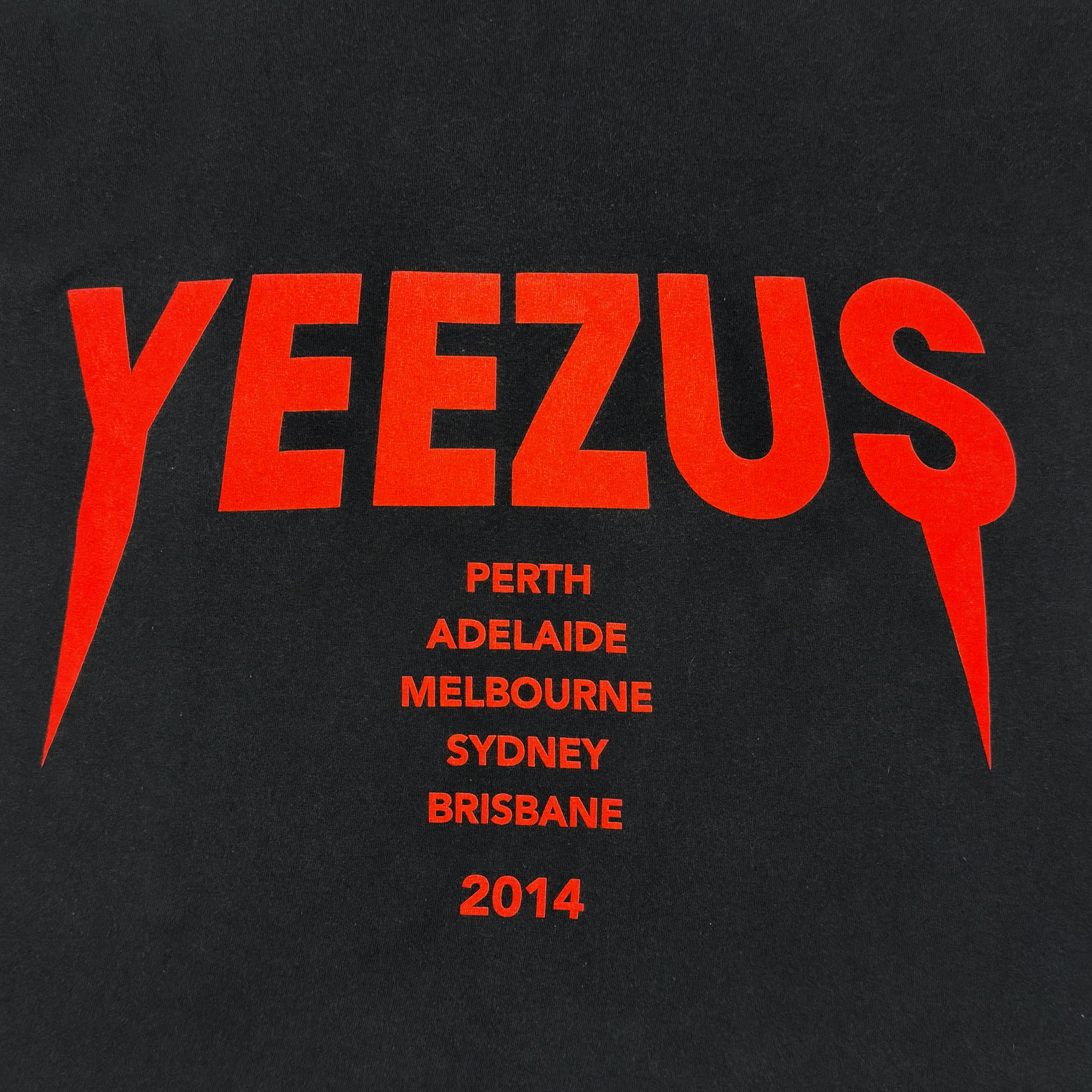Yeezus Tour 2014 Australian Native Skull Tee By Wes Lang