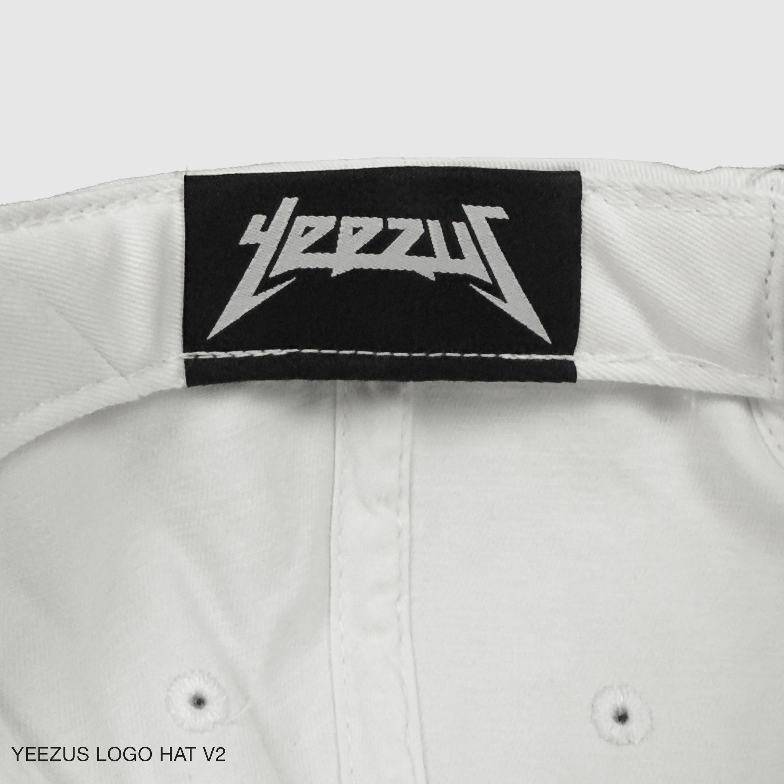 Yeezus 2015 Unreleased Logo Hat In White