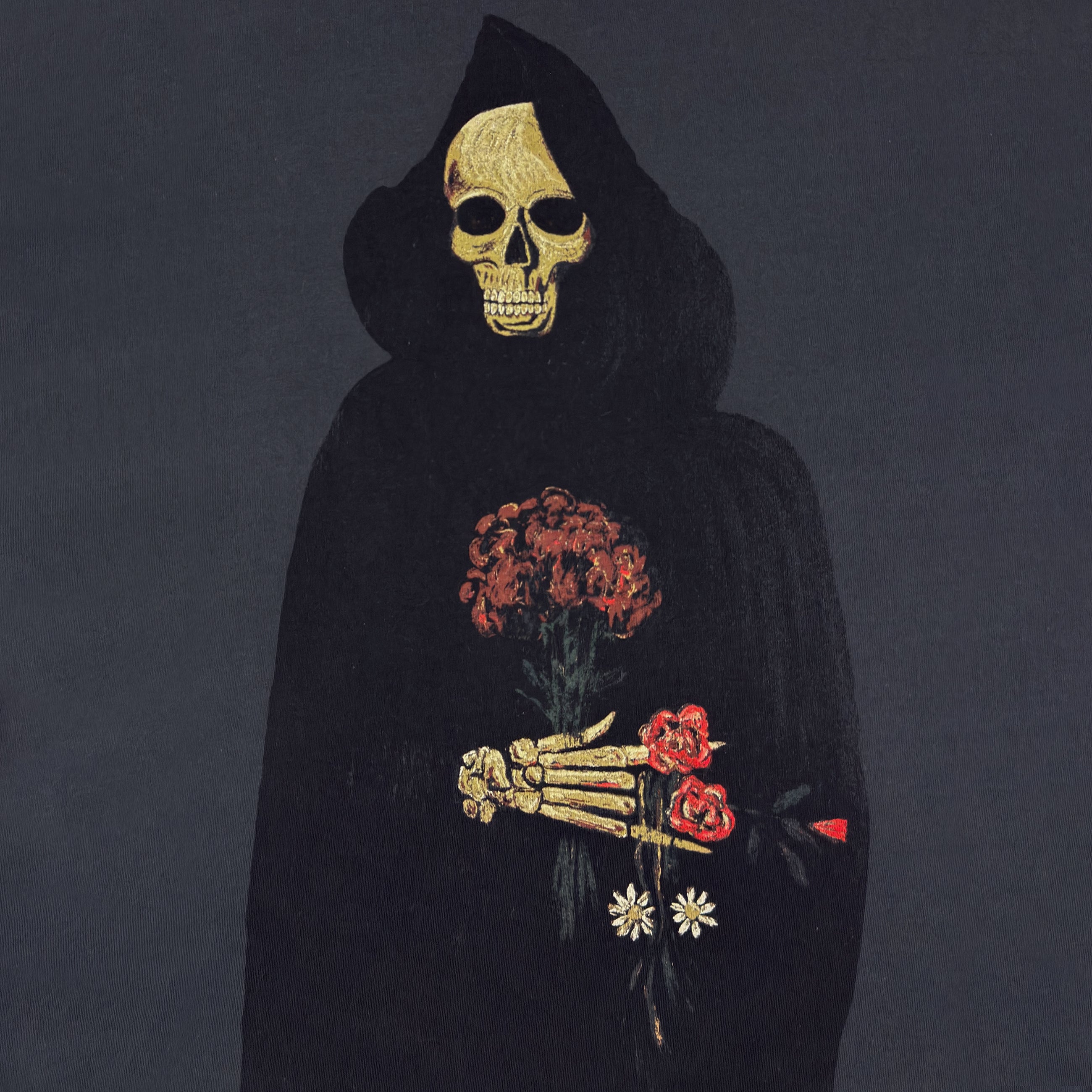 Yeezus Tour 2013 'Black Friday' Reaper Tee By Wes Lang