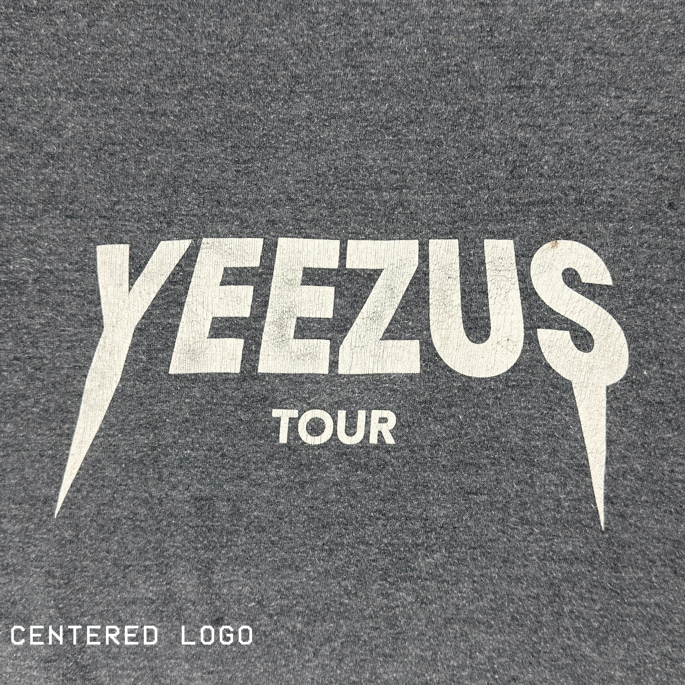 Yeezus Tour 2013 OG Raglan Crewneck By Virgil Abloh