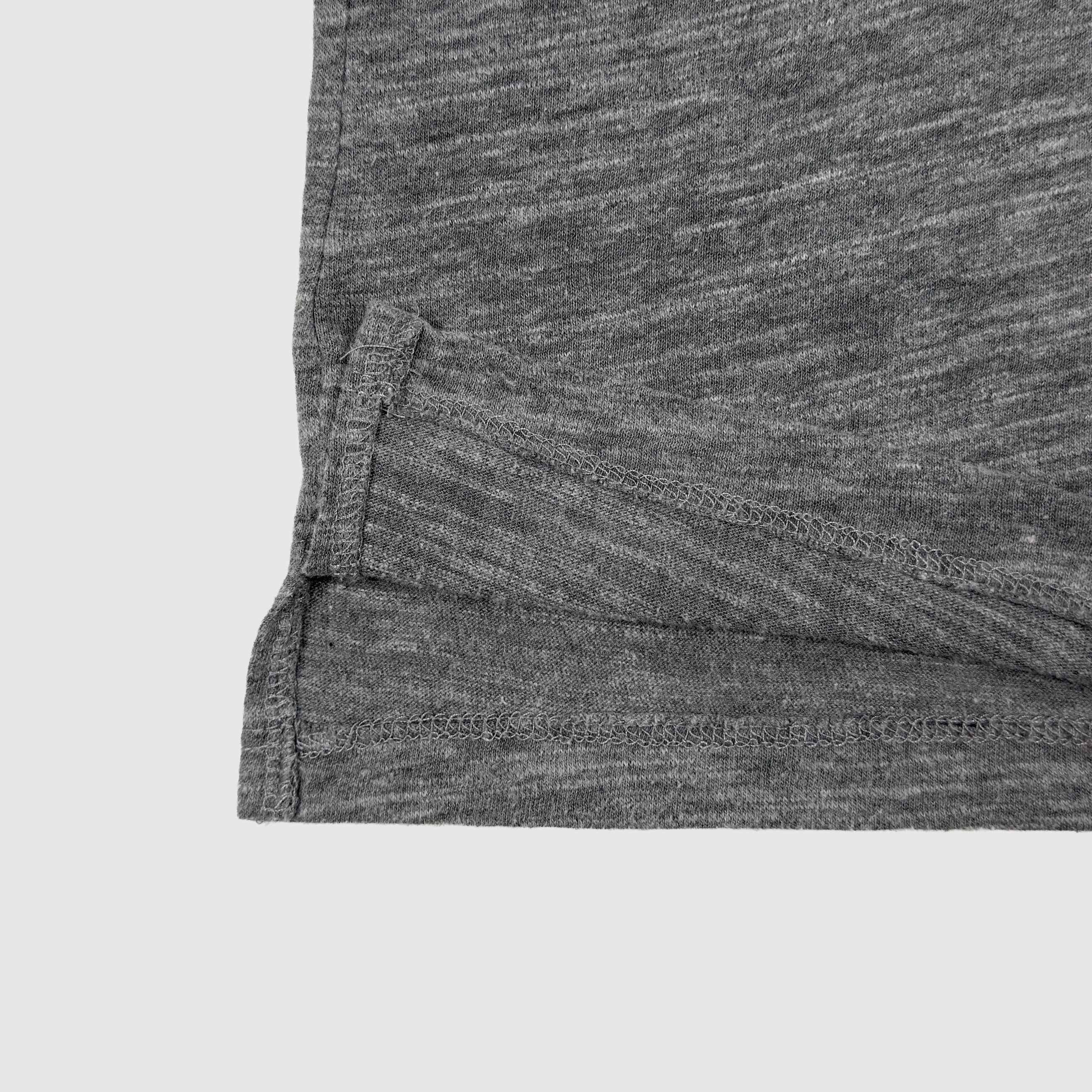 Yeezus Tour 2013 'Black Friday' Logo Tee In Heather Grey