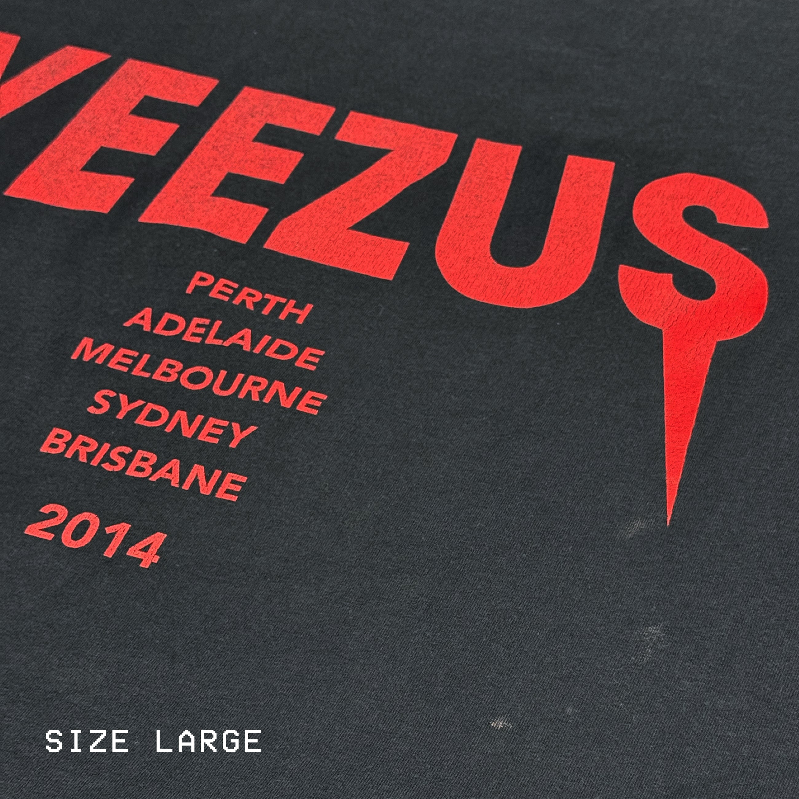 Yeezus Australian Tour 2014 Flying Reaper Tee By Wes Lang