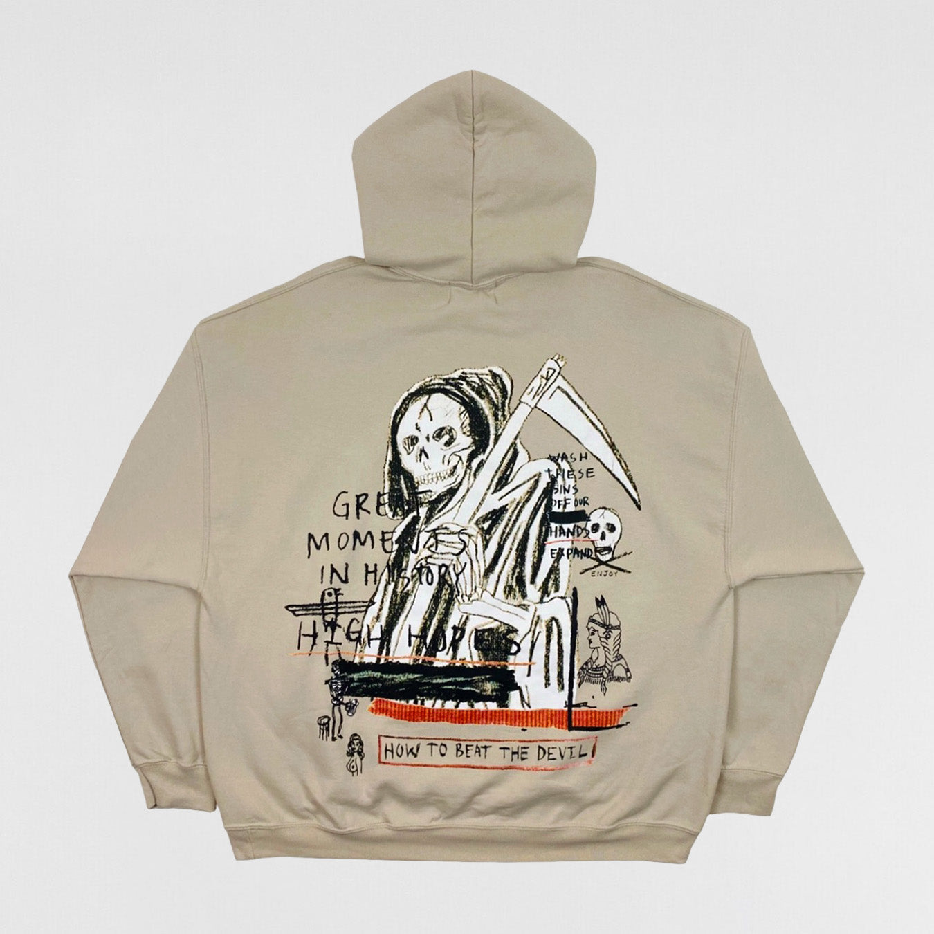 Yeezus 2015 Unreleased 'How To Beat The Devil' Hoodie By Wes Lang