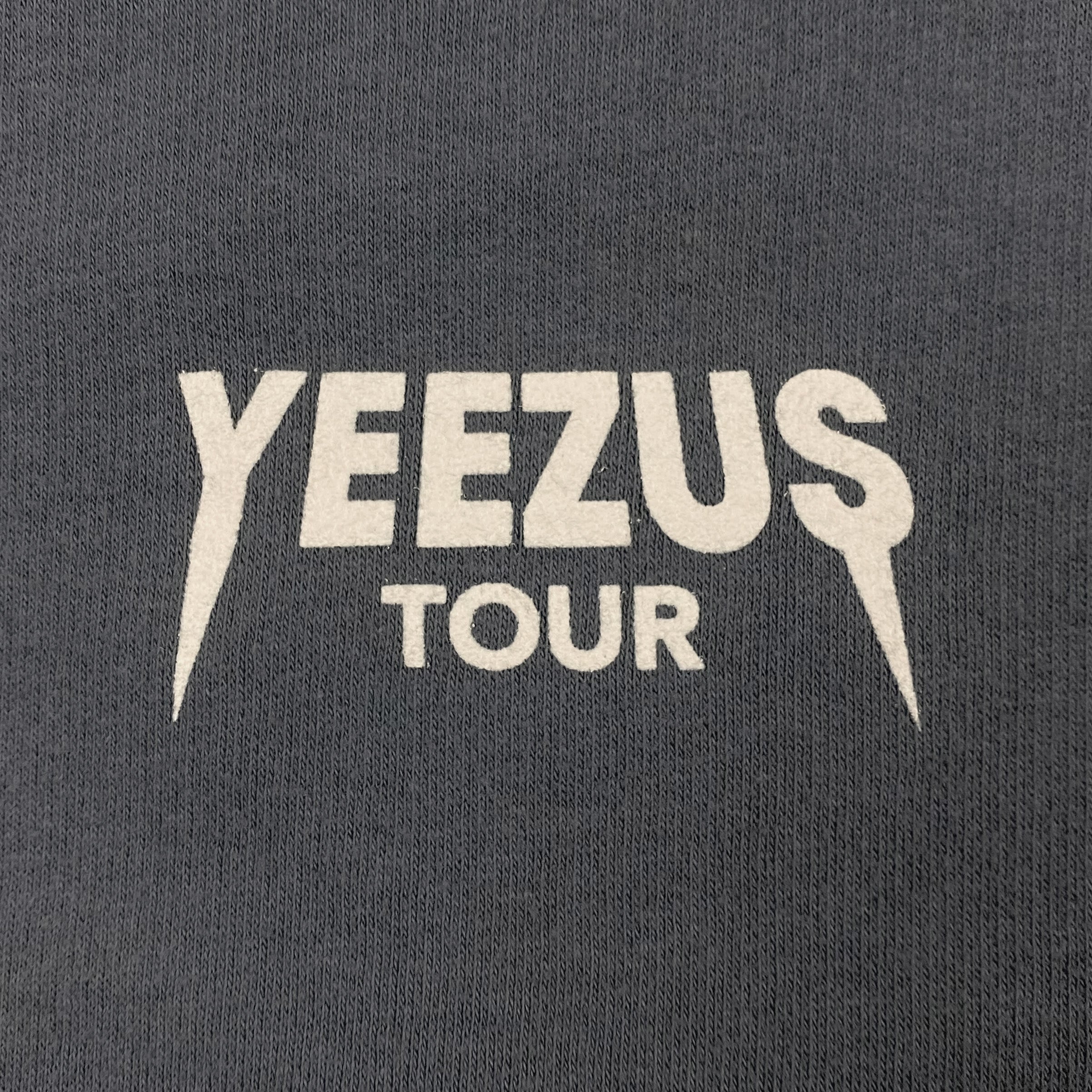 Yeezus Tour 2014 Reaper Crewneck In Washed Grey