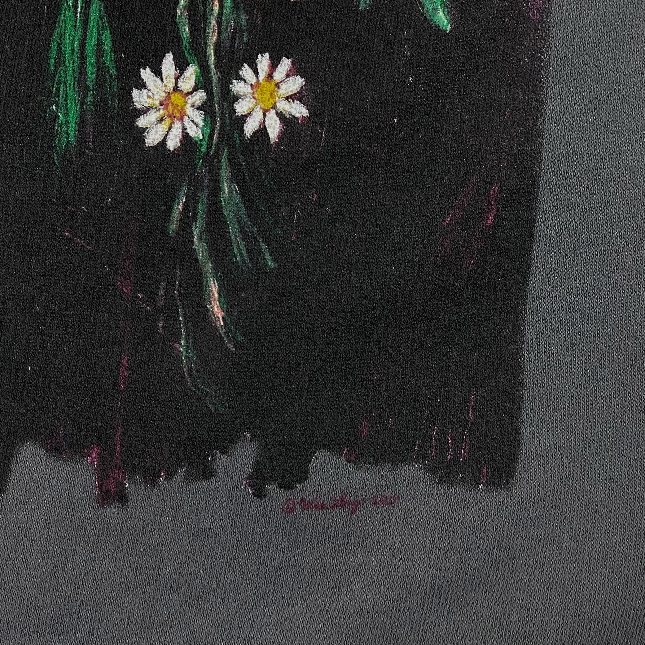 Yeezus Tour 2014 Reaper Crewneck In Washed Grey