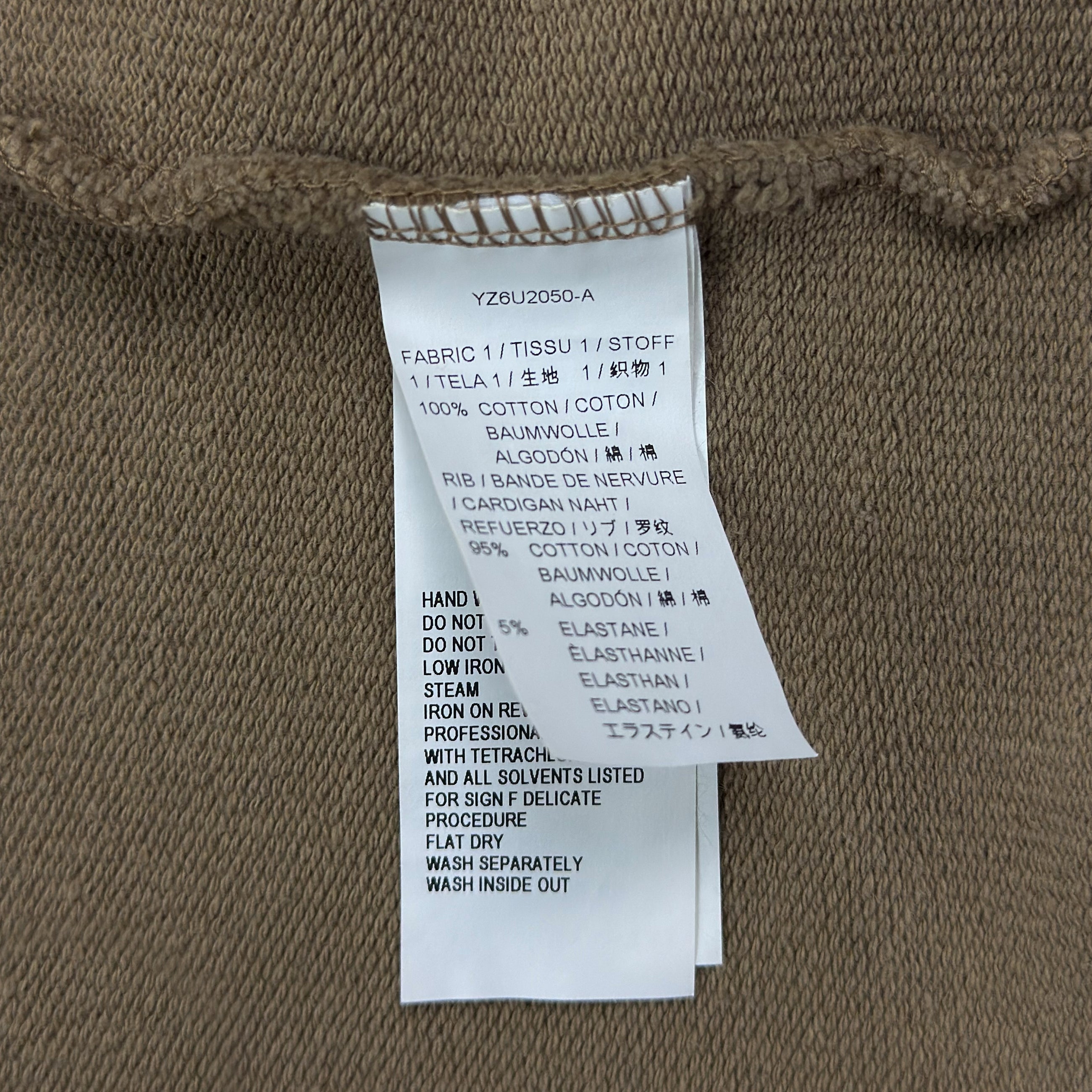 Yeezy 2017 Embroidered Calabasas Hoodie In Trench