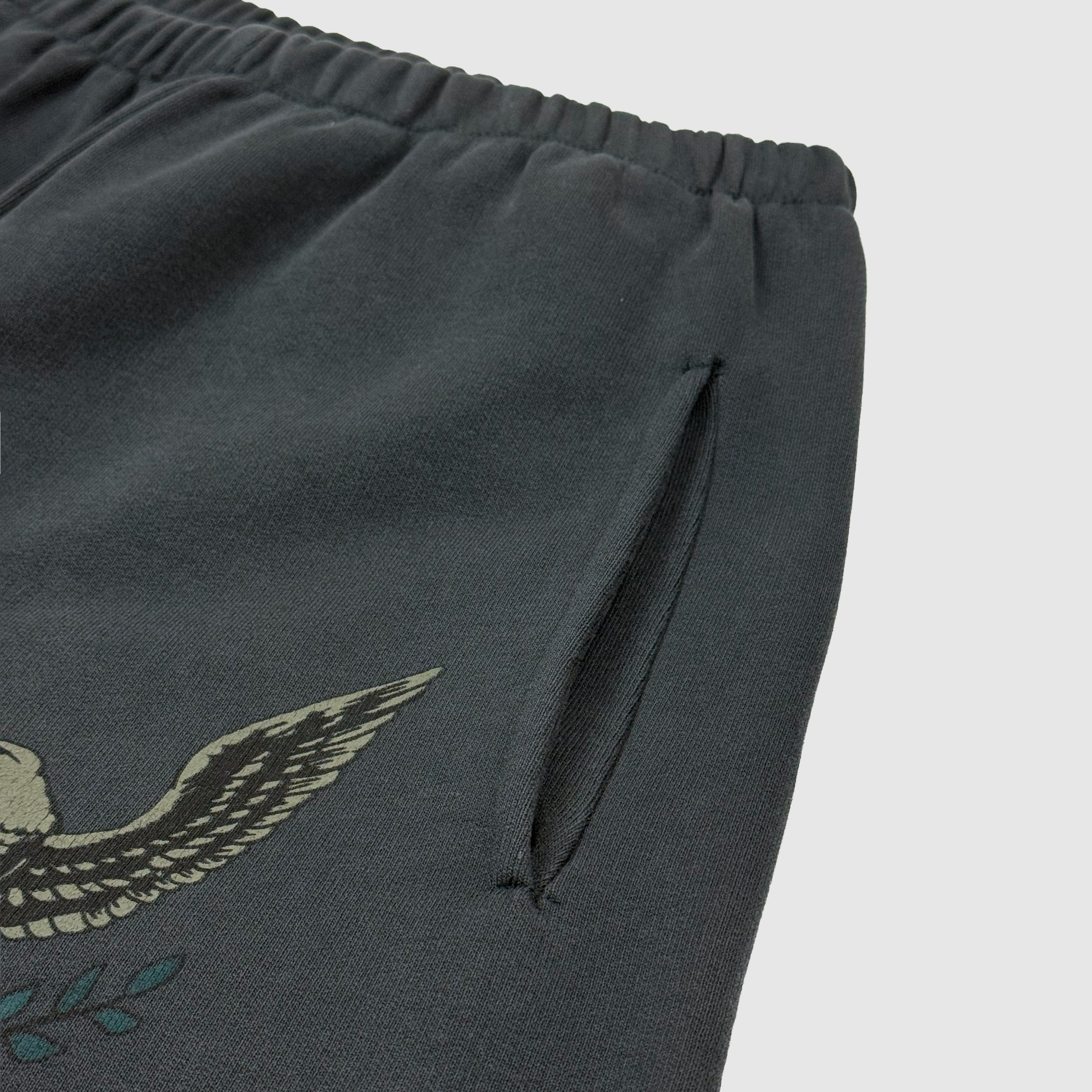 Yeezy 2017 Calabasas Crest Fleece Shorts In Akon