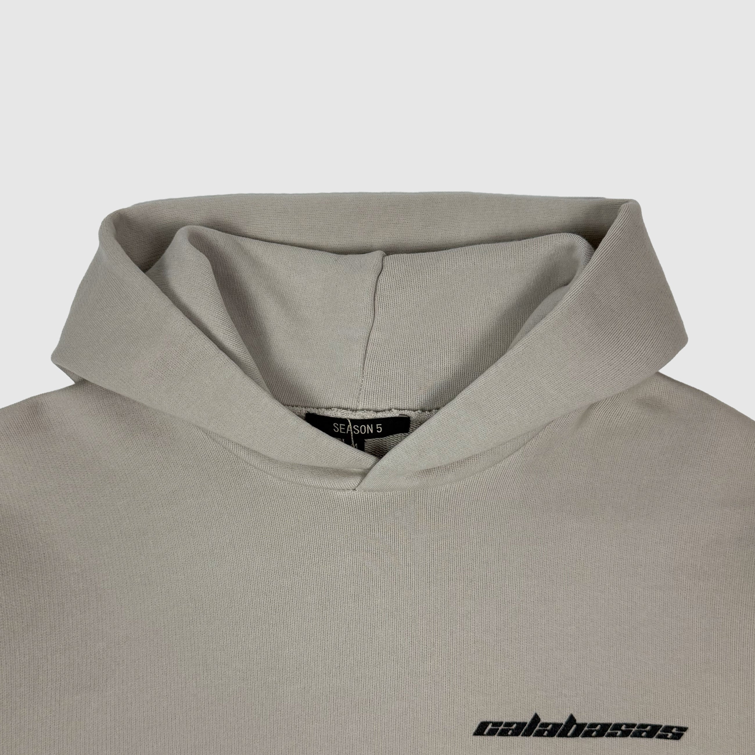 Yeezy 2017 Calabasas Eagle Crest Hoodie In Mist