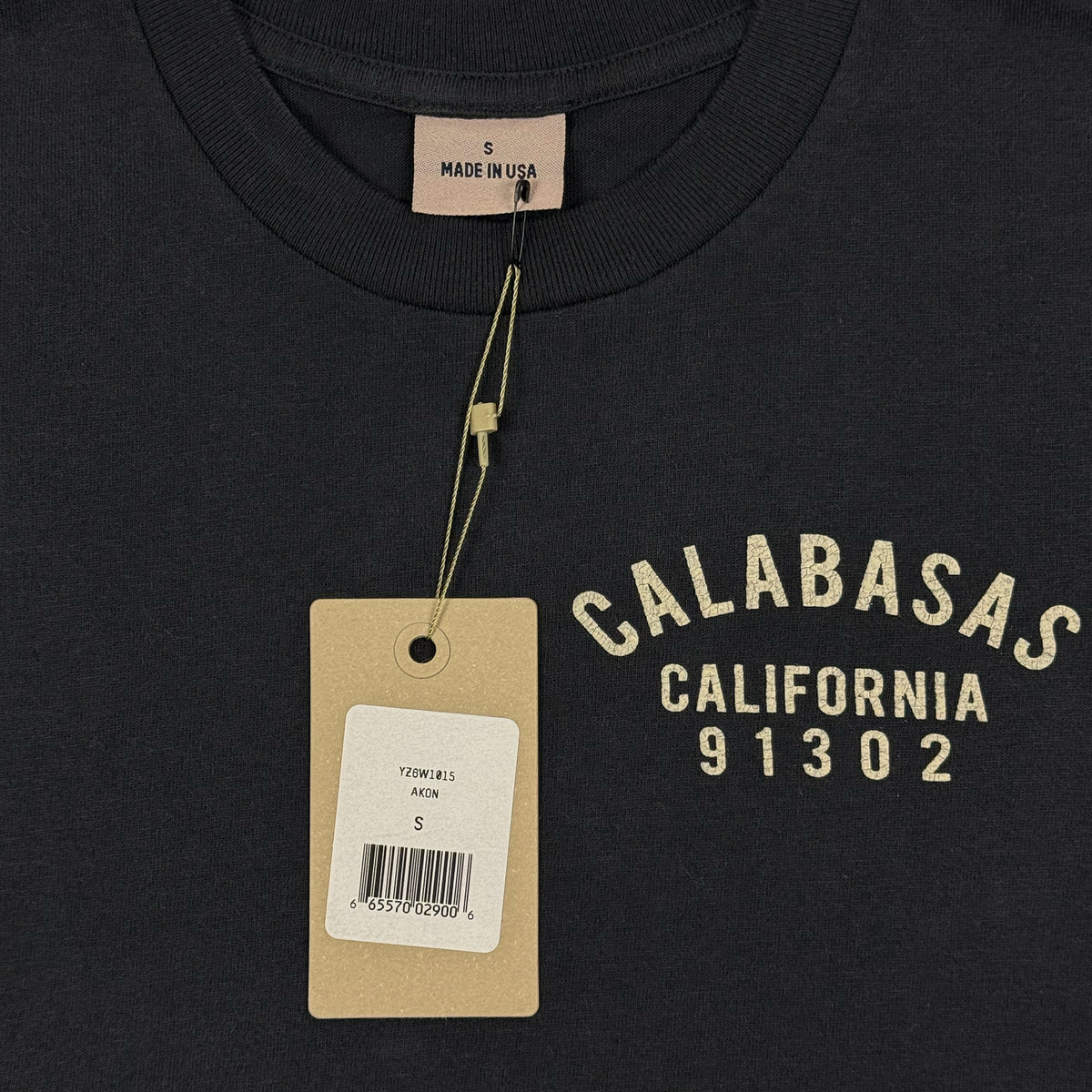 Yeezy 2017 Calabasas Shrunken Tee In Akon