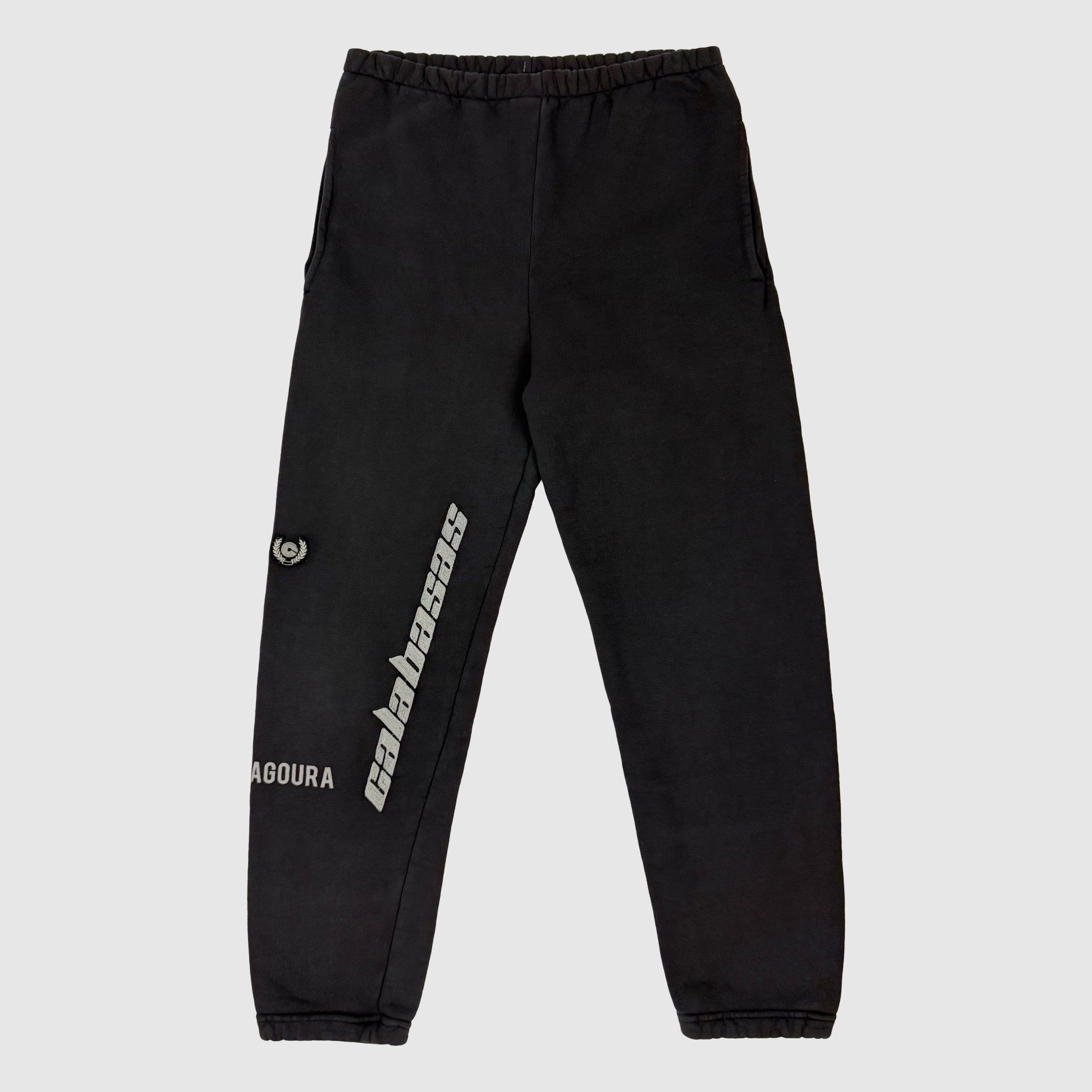 Yeezy 2017 Calabasas Embroidered Sweatpants In Ink