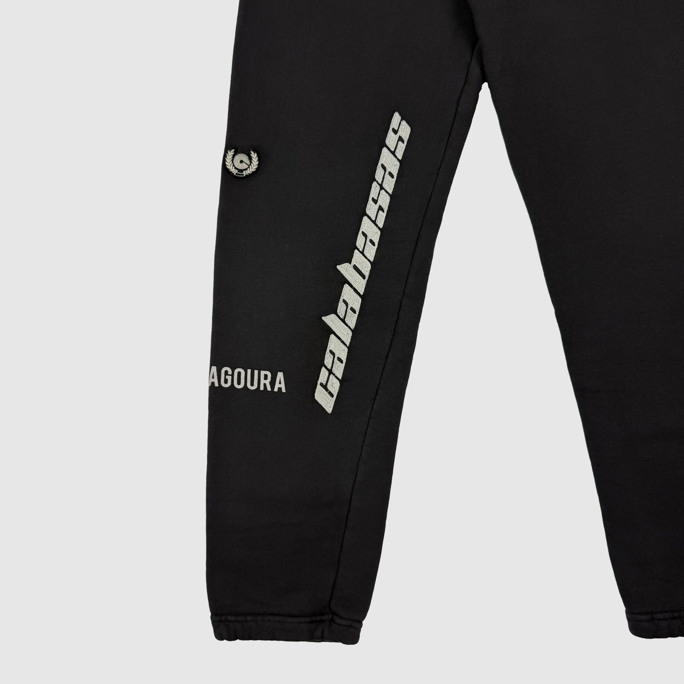 Yeezy 2017 Calabasas Embroidered Sweatpants In Ink
