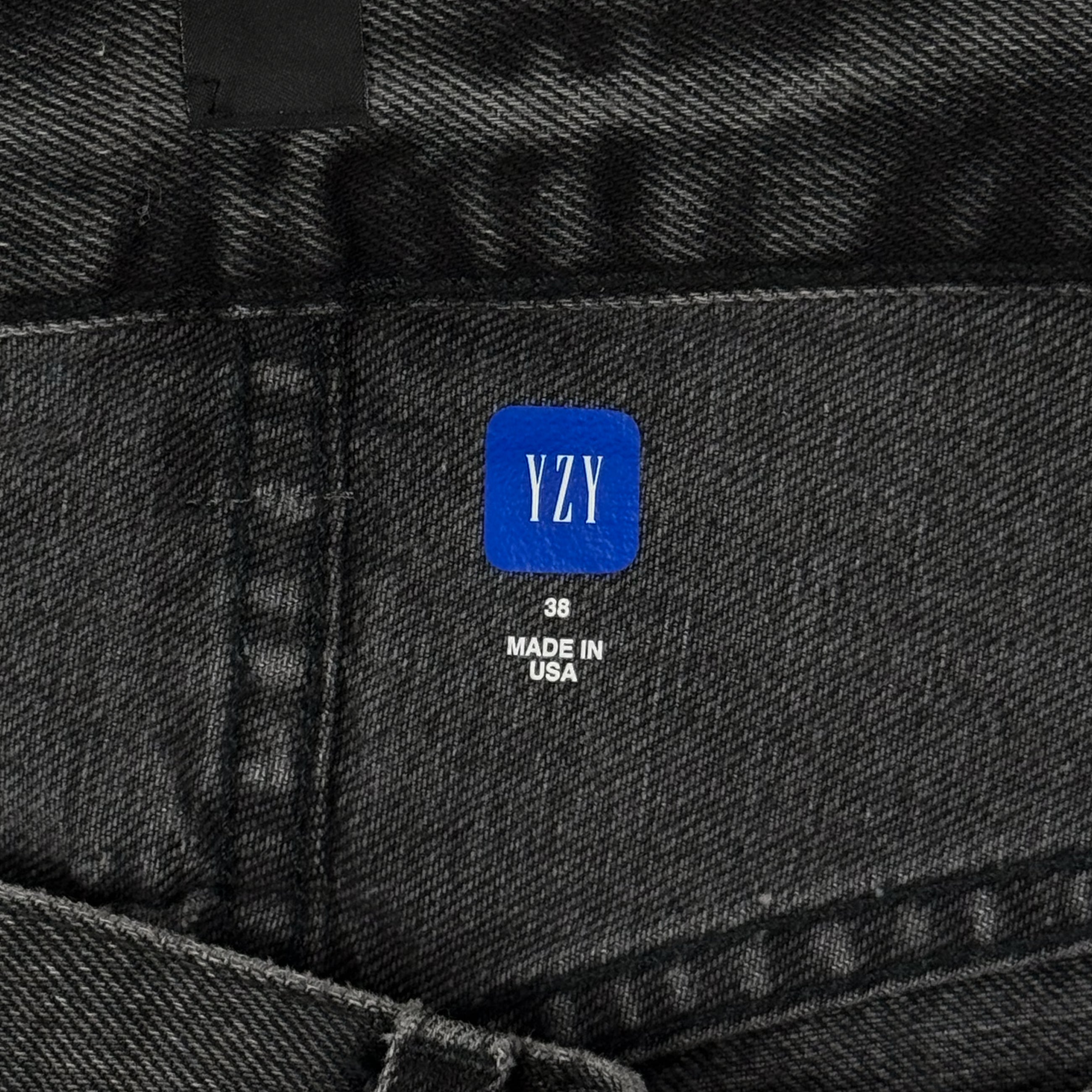 Yeezy Gap Balenciaga 2022 Washed Denim Pants In Grey