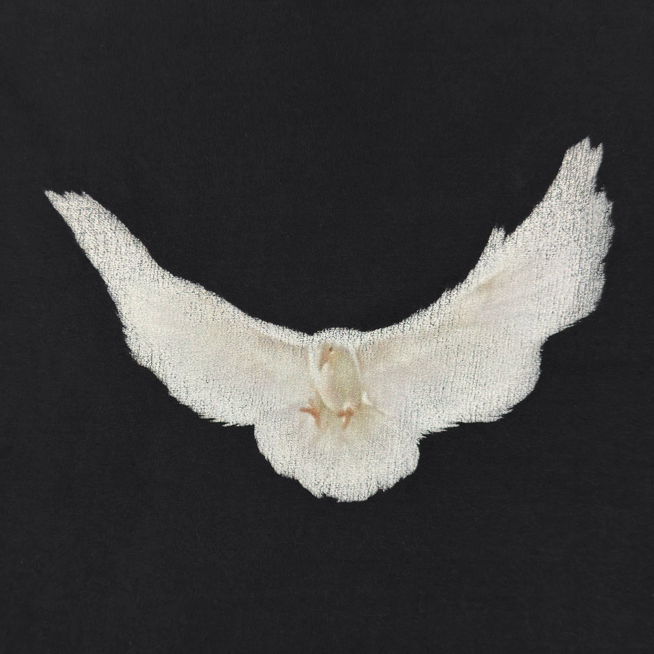 Yeezy Gap Balenciaga 2022 Quarter Sleeve Dove Tee In Black