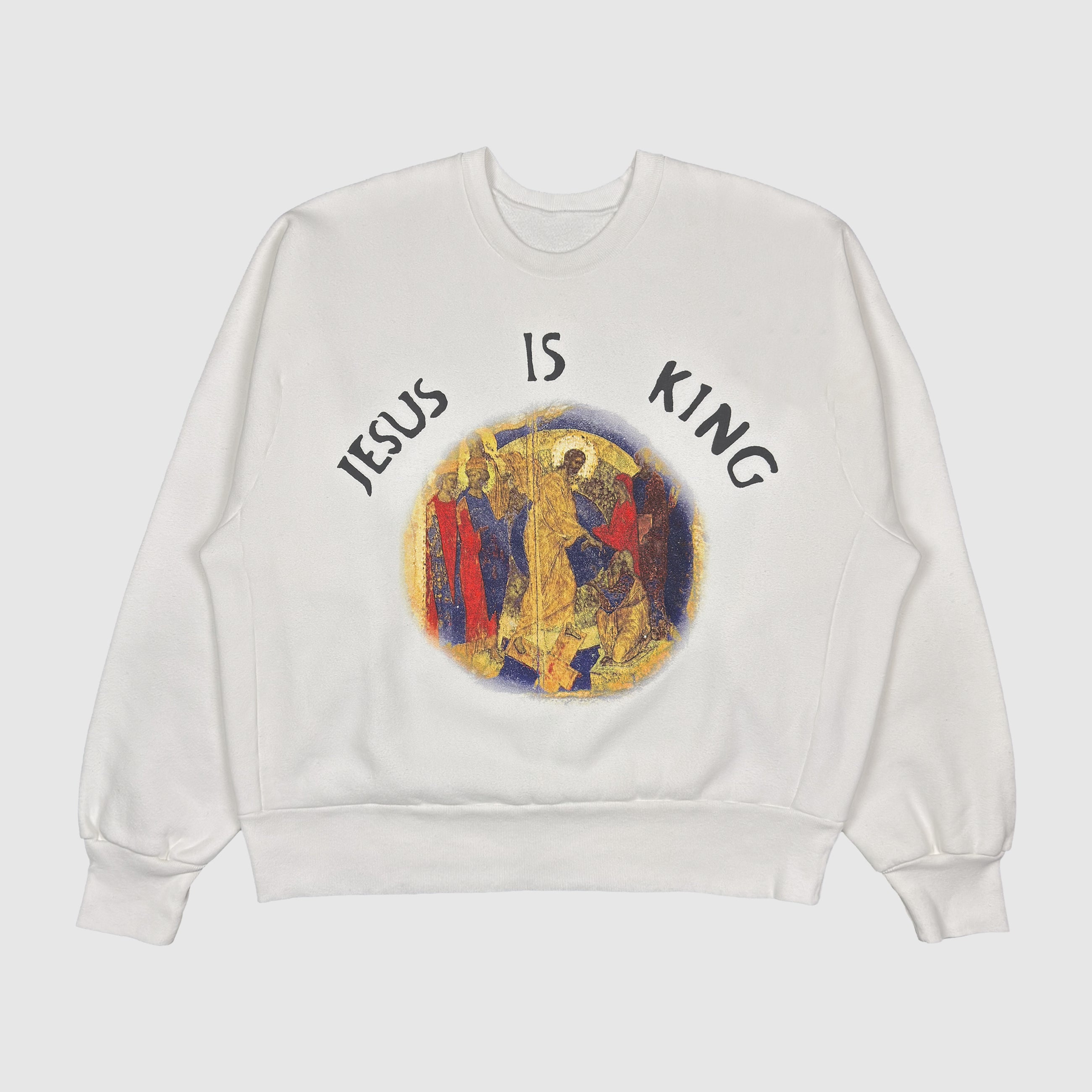 Yeezy 2019 Jesus is King OG Crewneck In White
