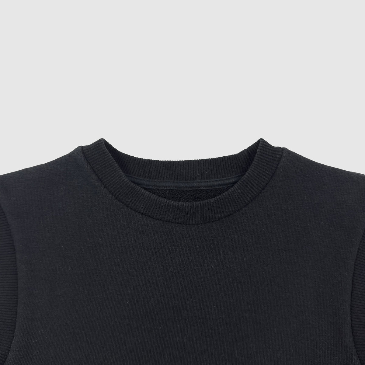 Yeezy Season 1 Ribbed Crop Top In Black