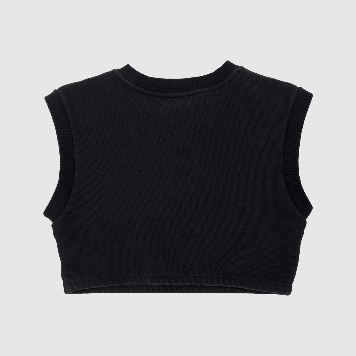 Yeezy Season 1 Ribbed Crop Top In Black