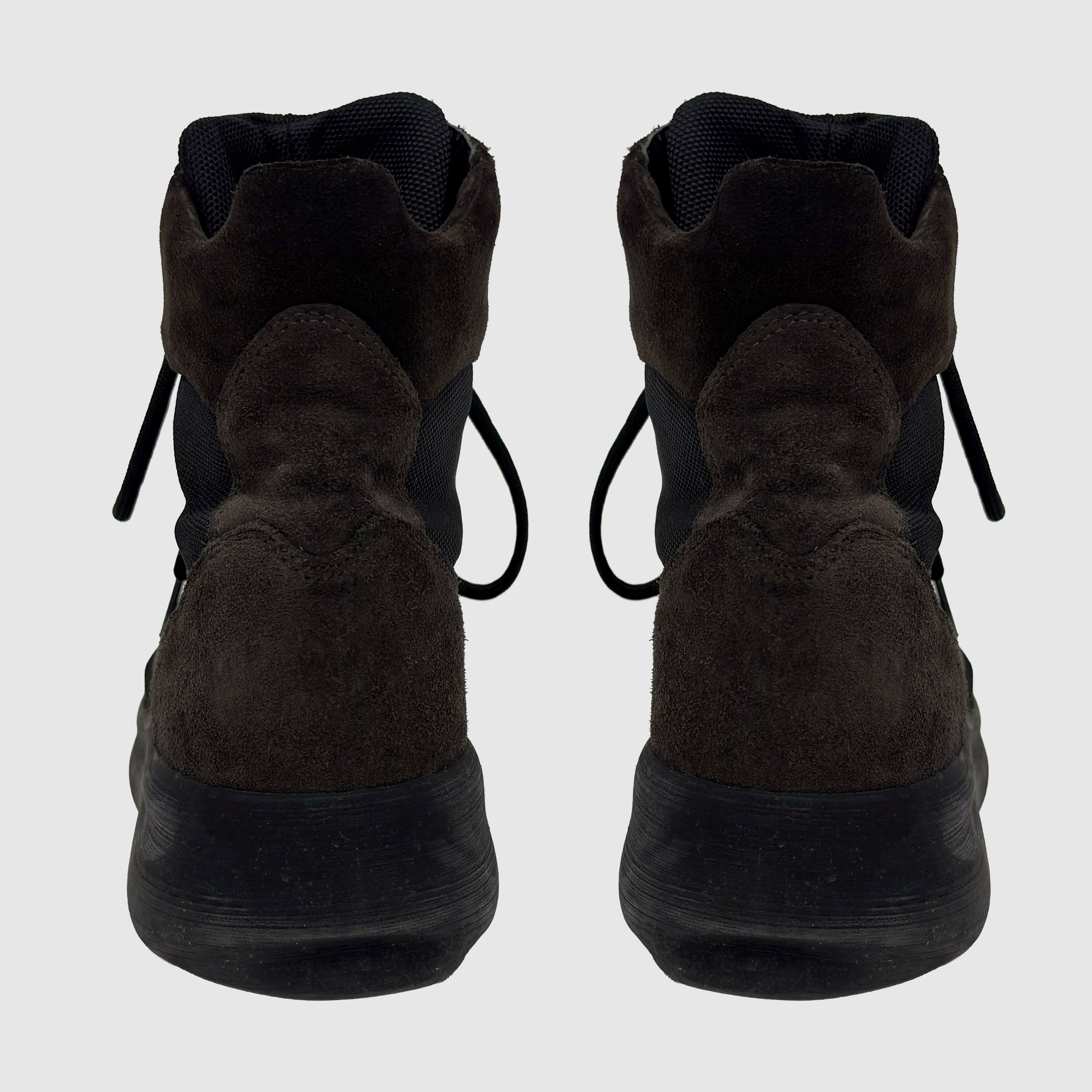 YZY SZN 5 Canvas Military Boots In Onyx