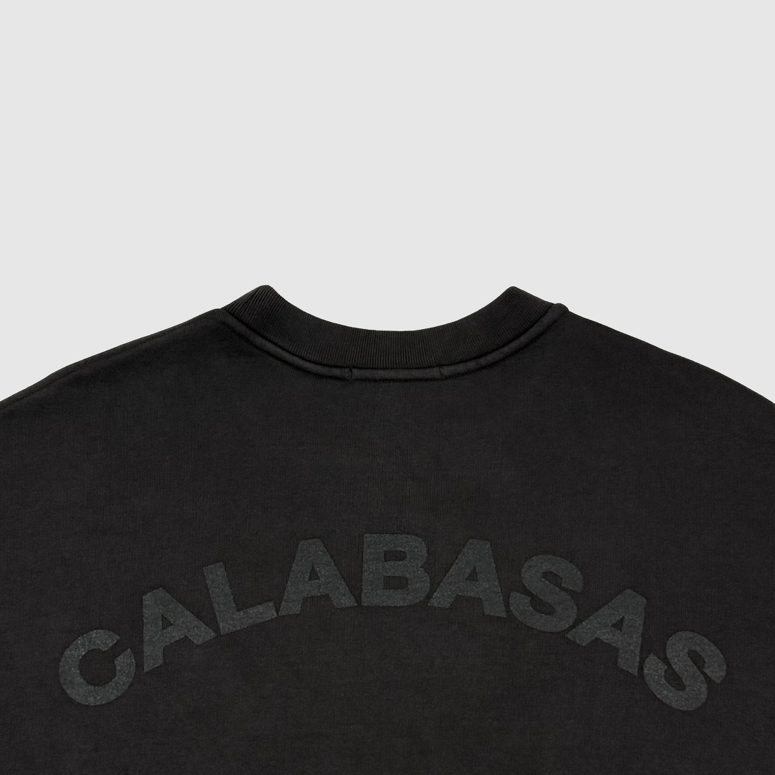 Yeezy Season 5 Calabasas Crest Crewneck In Ink
