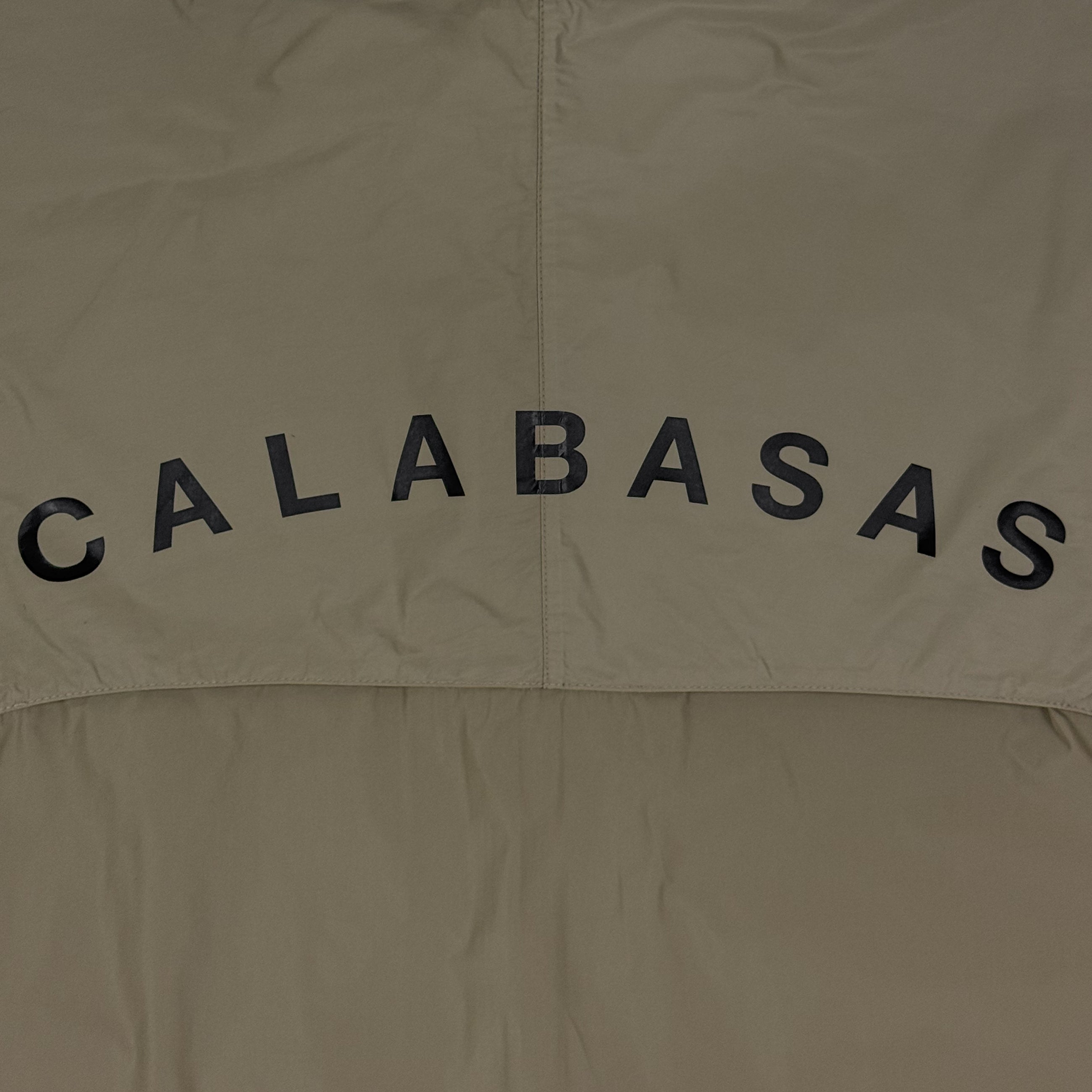 Yeezy Season 5 Hooded Windbreaker In Military Stone