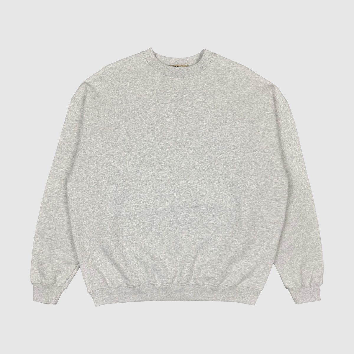 Yeezy Season 5 Unreleased Sample Crewneck In Heather Grey