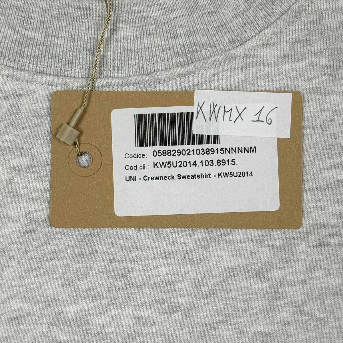 Yeezy Season 5 Unreleased Sample Crewneck In Heather Grey