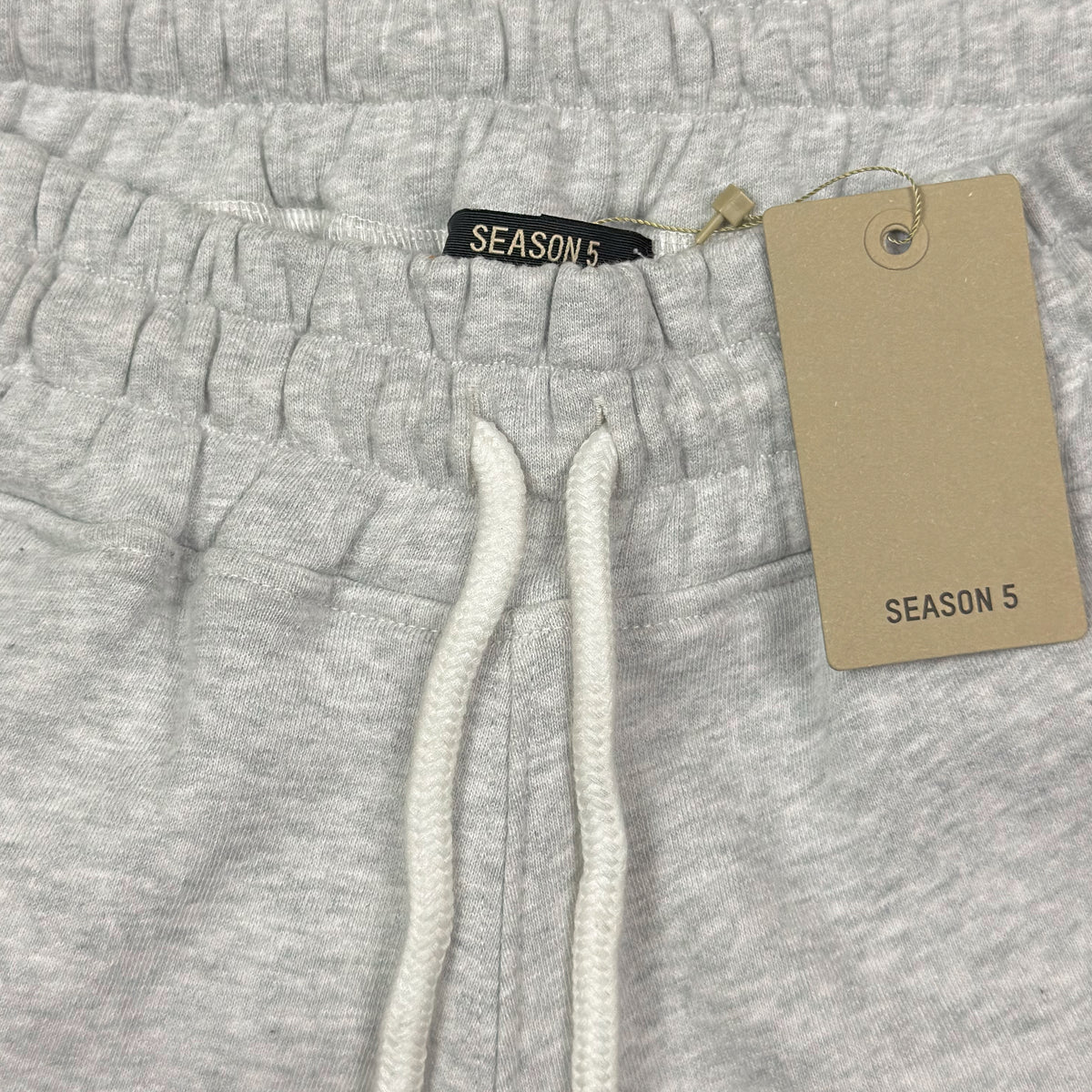 Yeezy Season 5 Unreleased Sample Heavyweight Shorts In Heather Grey