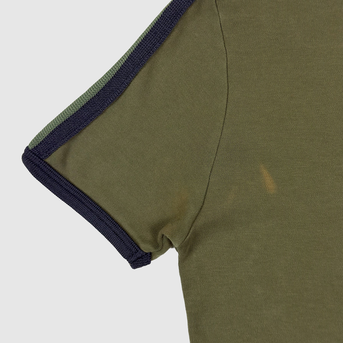 Yeezy Season 5 Shrunken Adidas Tee In Army