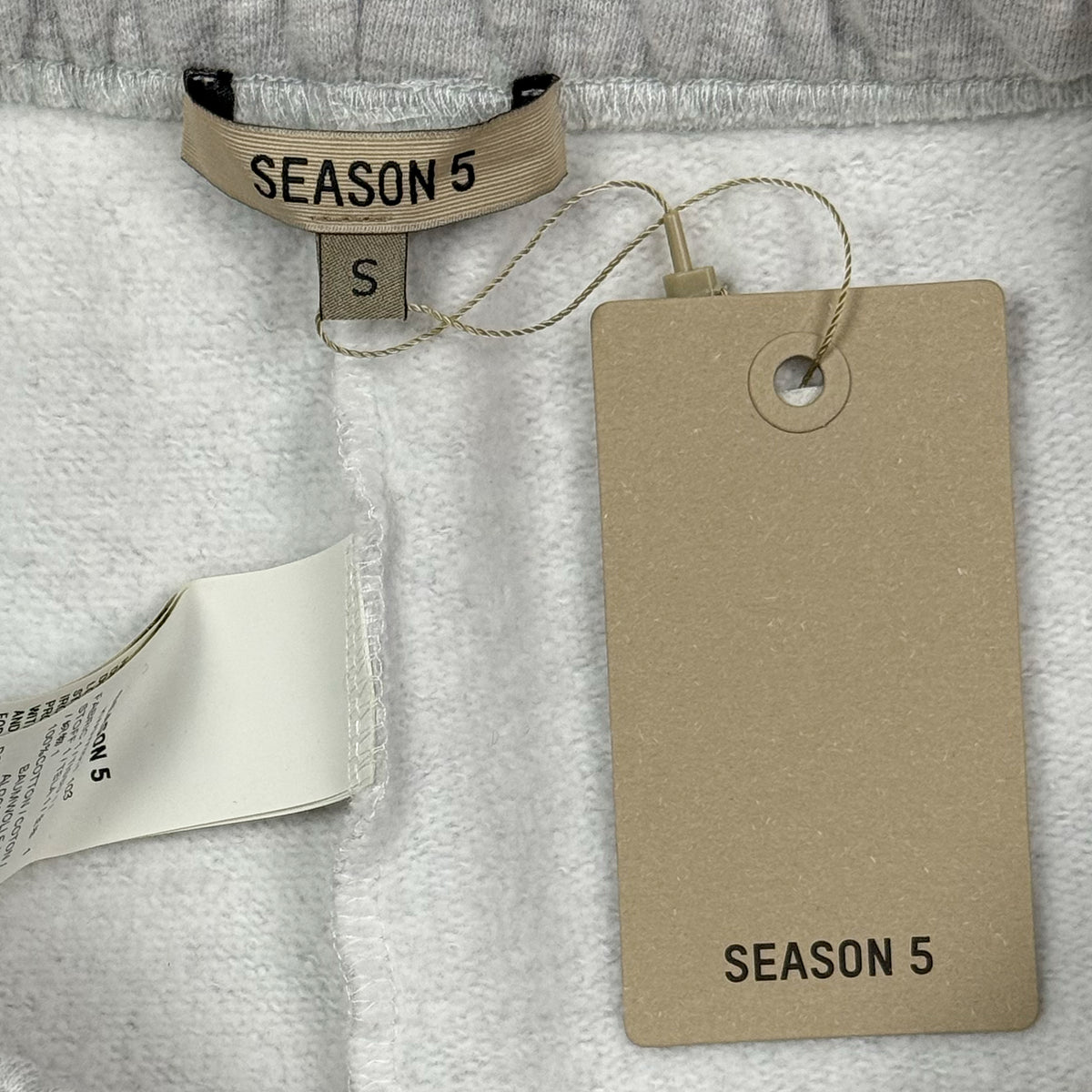 Yeezy Season 5 Heavyweight Unisex Sweatpants In Heather Grey