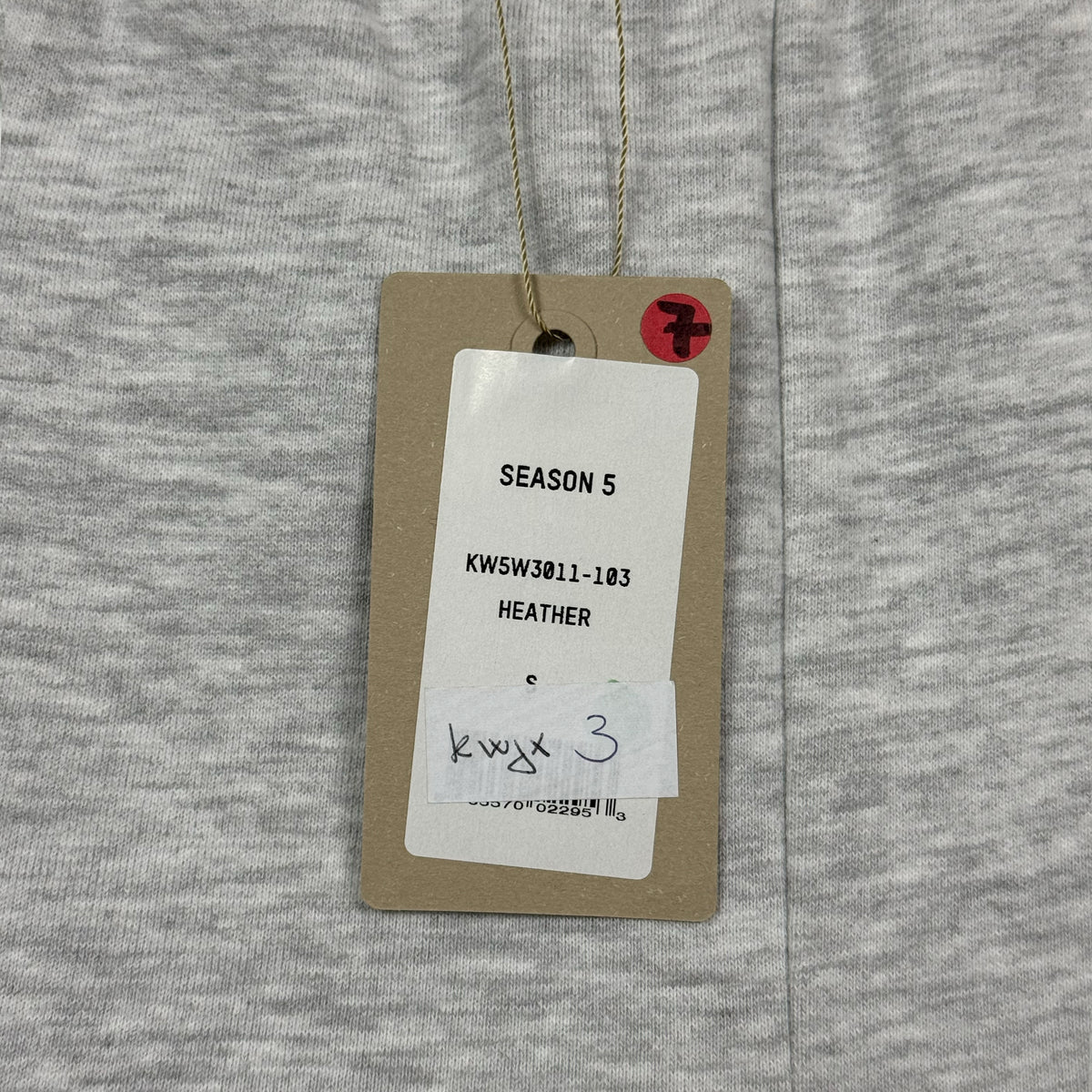 Yeezy Season 5 Heavyweight Unisex Sweatpants In Heather Grey