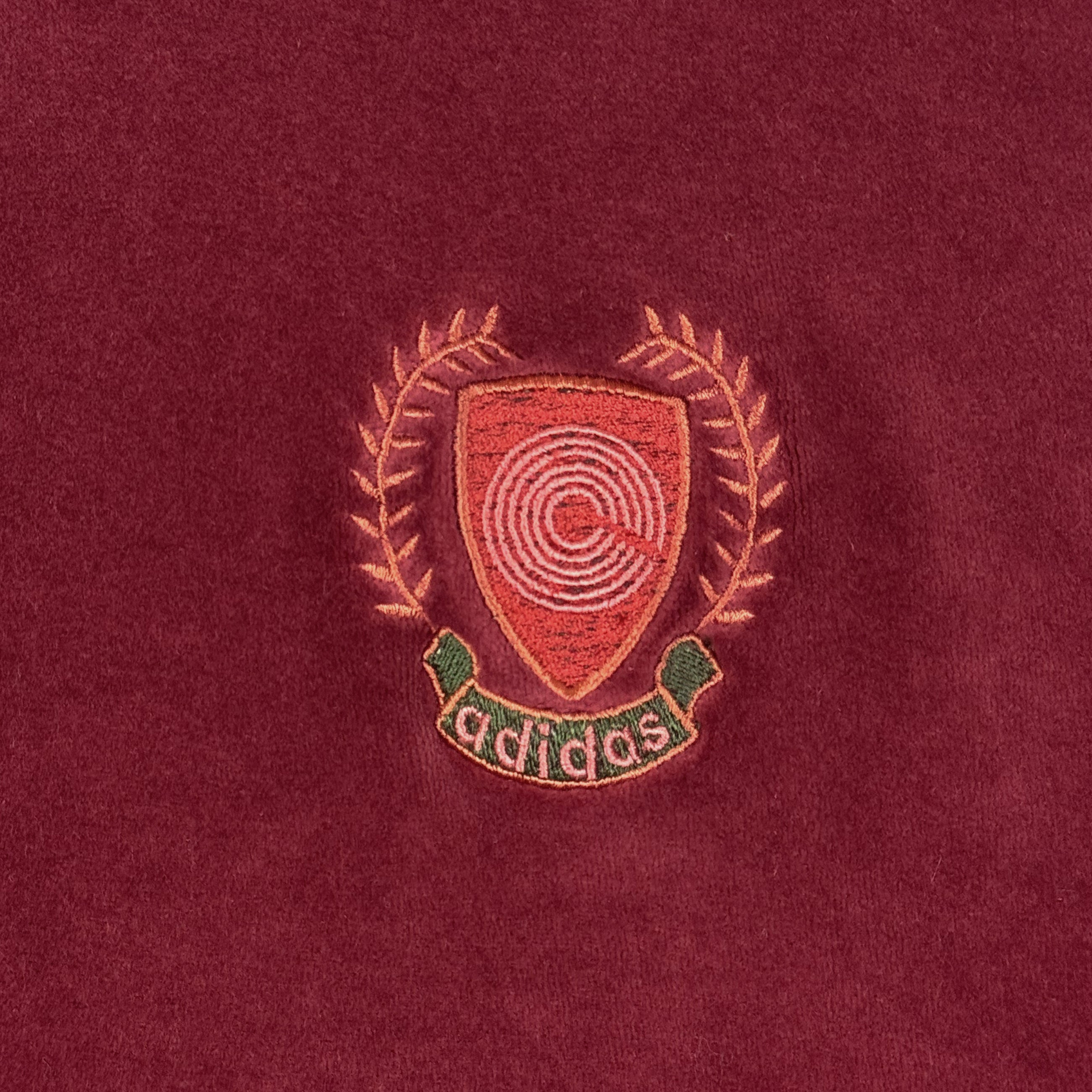 Yeezy Season 5 Runway Sample Velour Hoodie In Oxblood