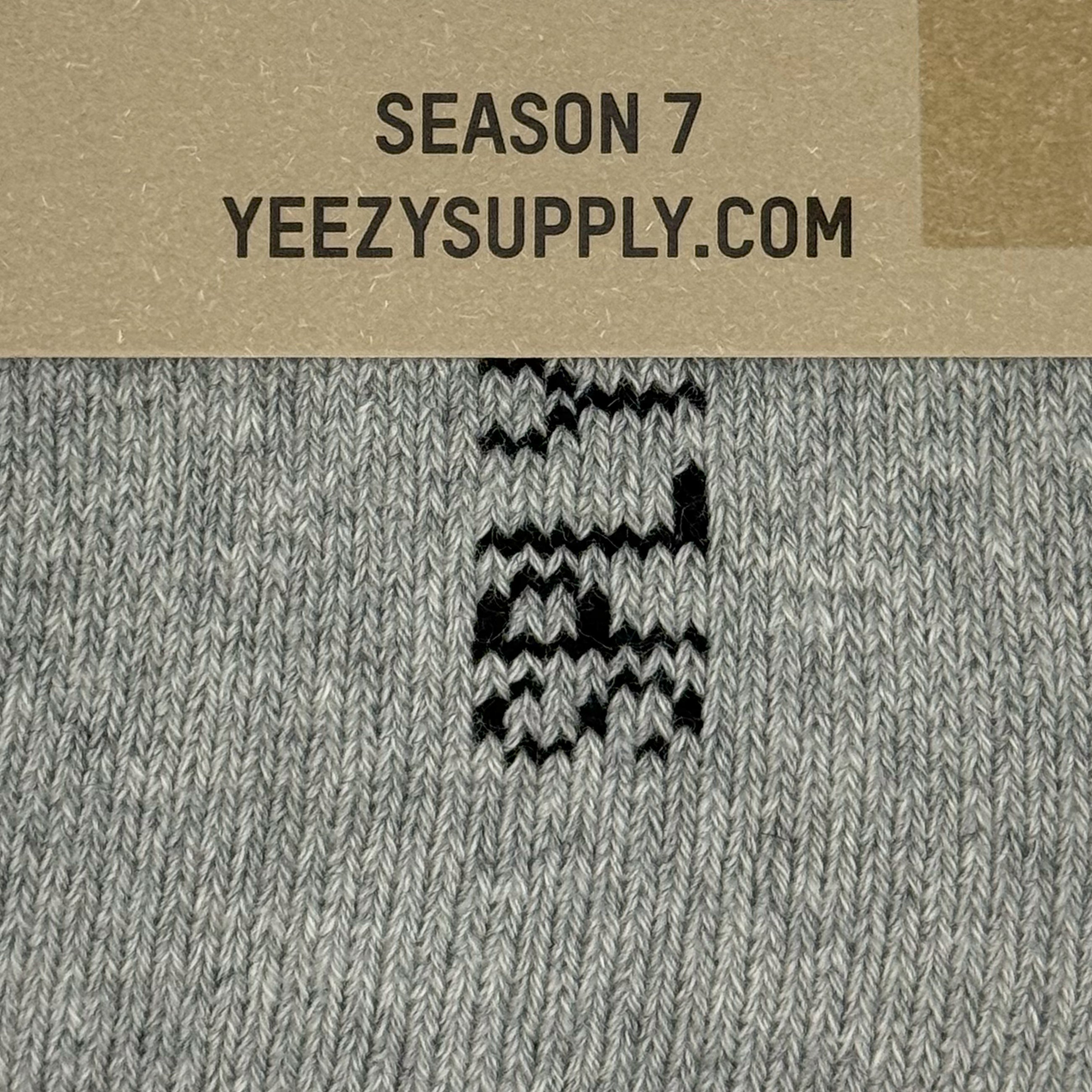 Yeezy Season 7 Bouclette Socks (3-Pack) In Tone Four