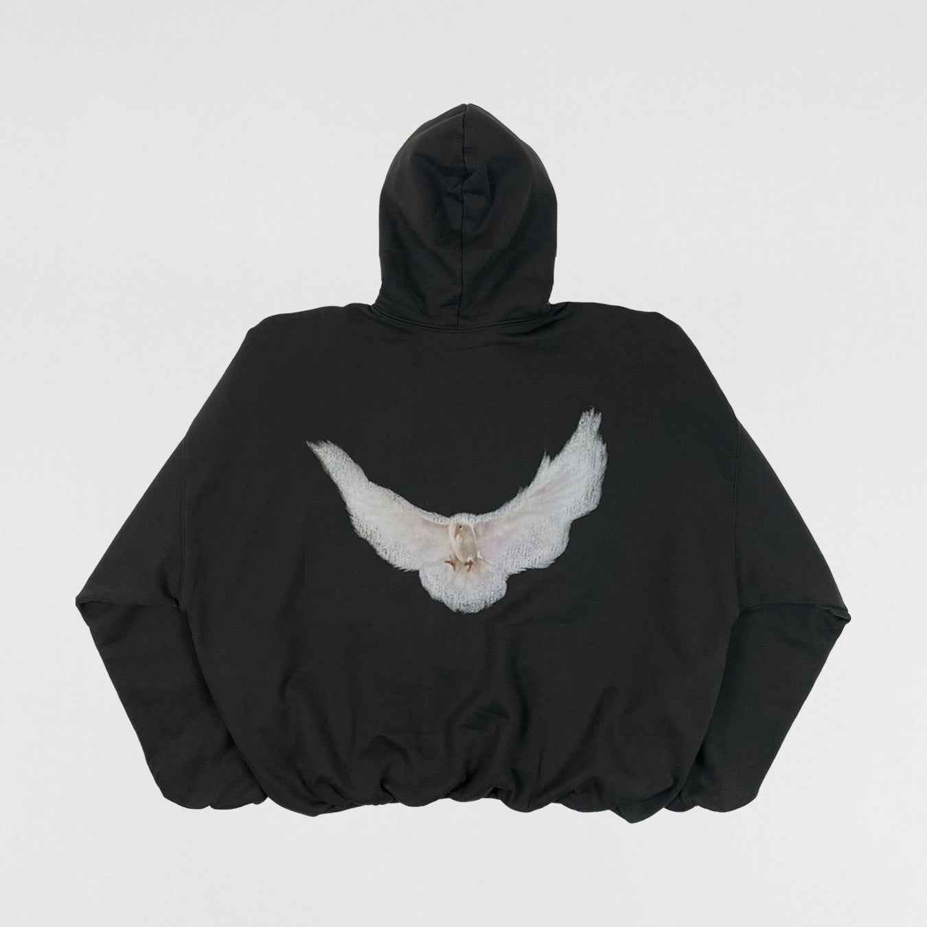 Yeezy Gap Balenciaga Dove Hoodie In Black | Paris Saint