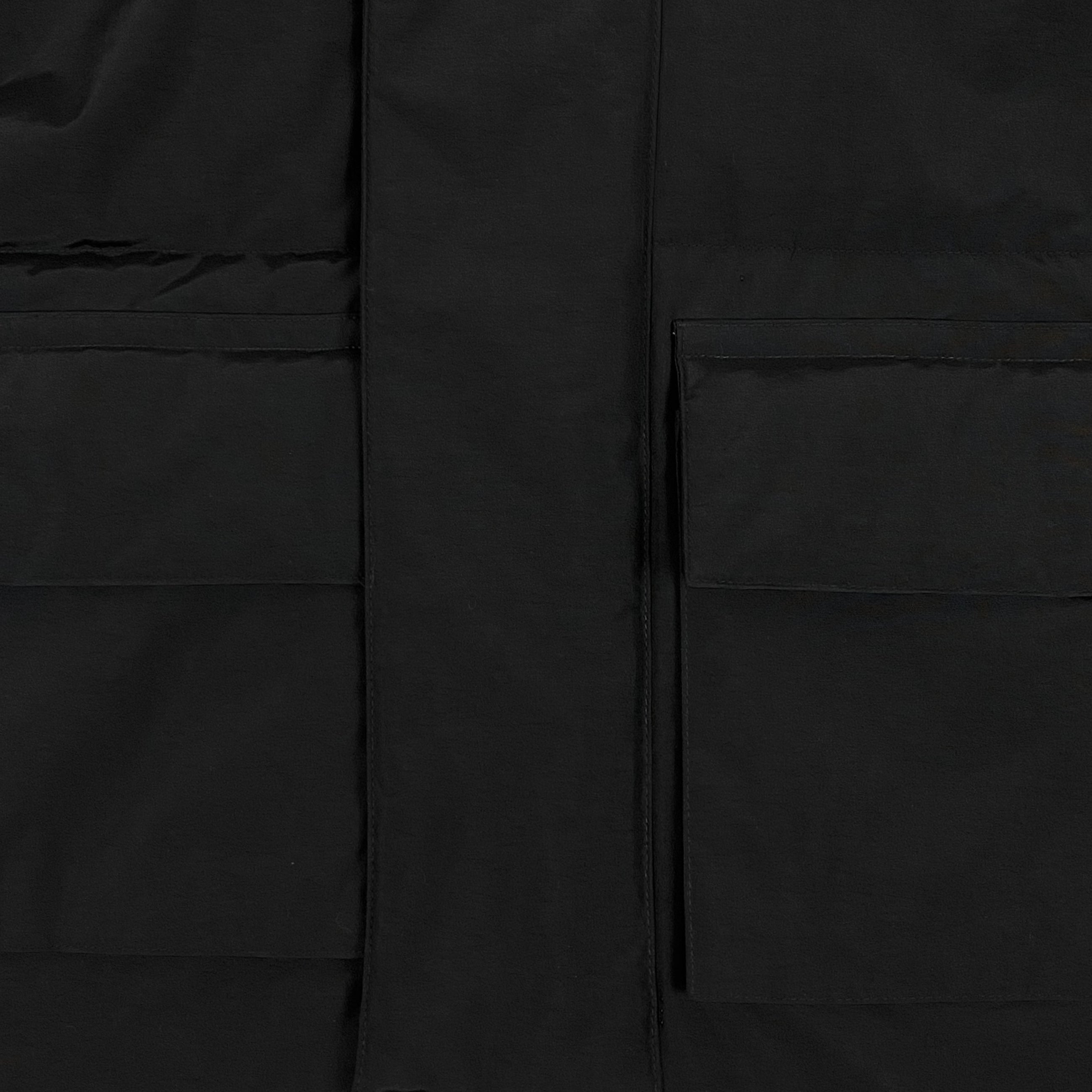 Yeezy Season 1 Nylon Oversized Padded Vest In Black