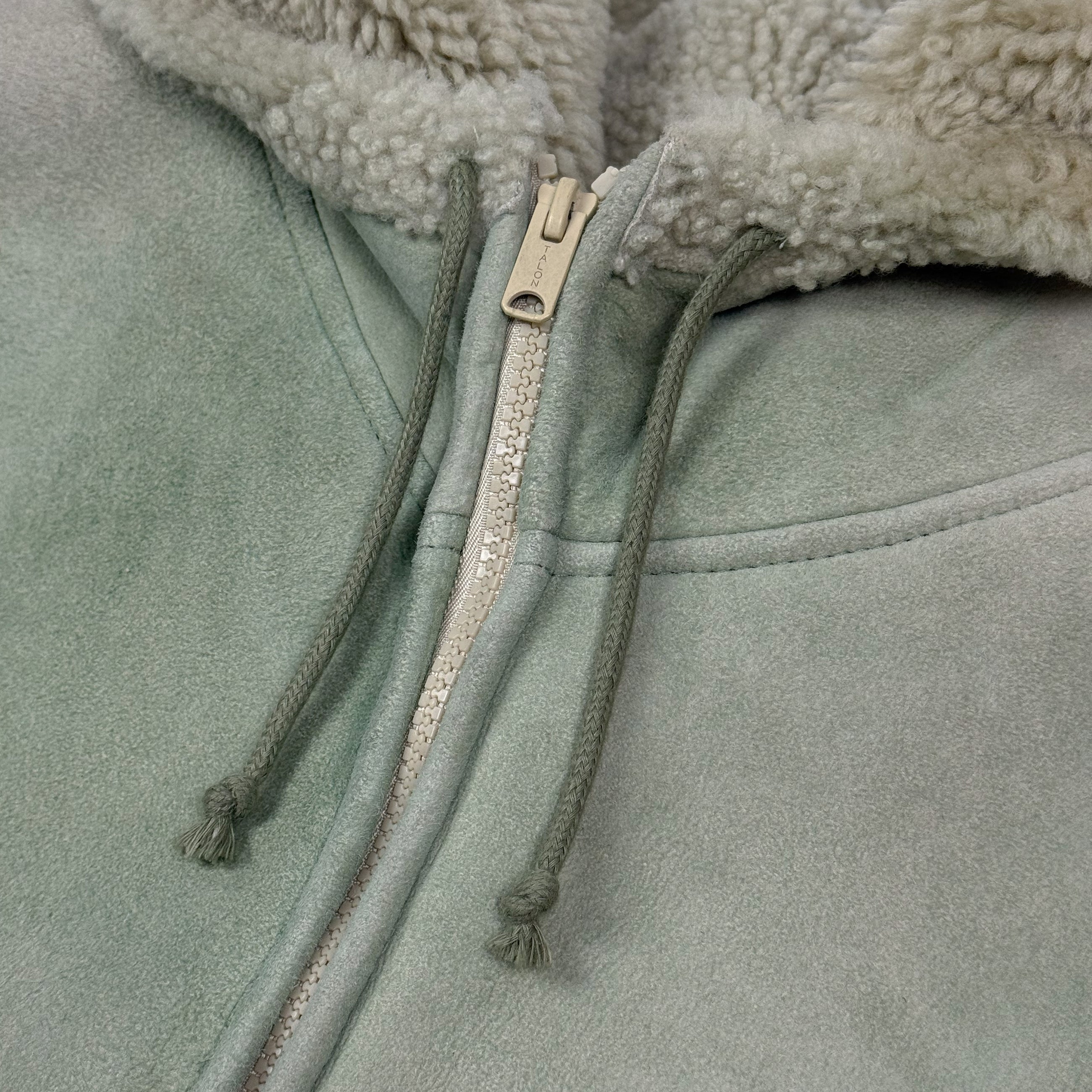 Yeezy Season 4 Shearling Hooded Coat In Dune