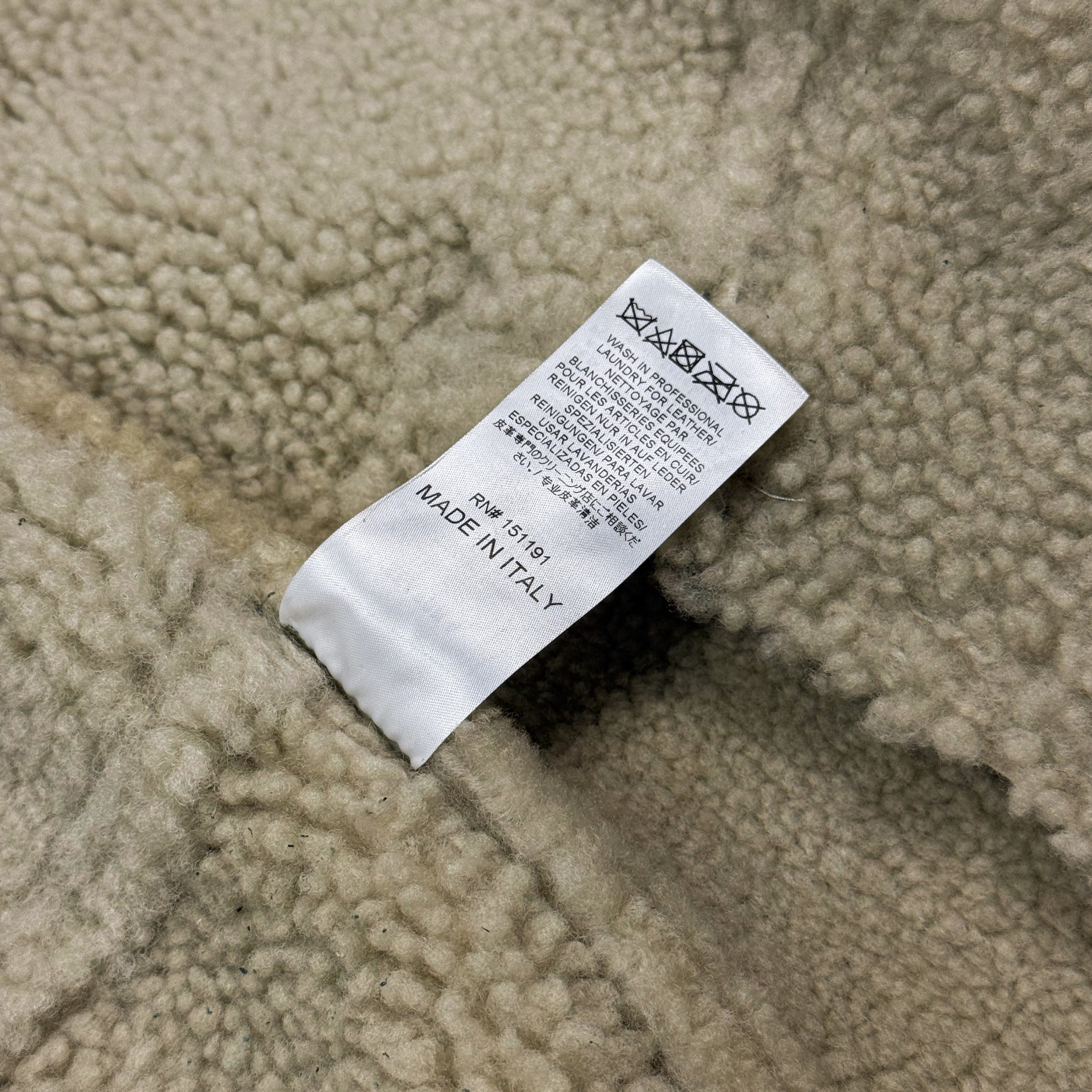 Yeezy Season 4 Shearling Hooded Coat In Dune