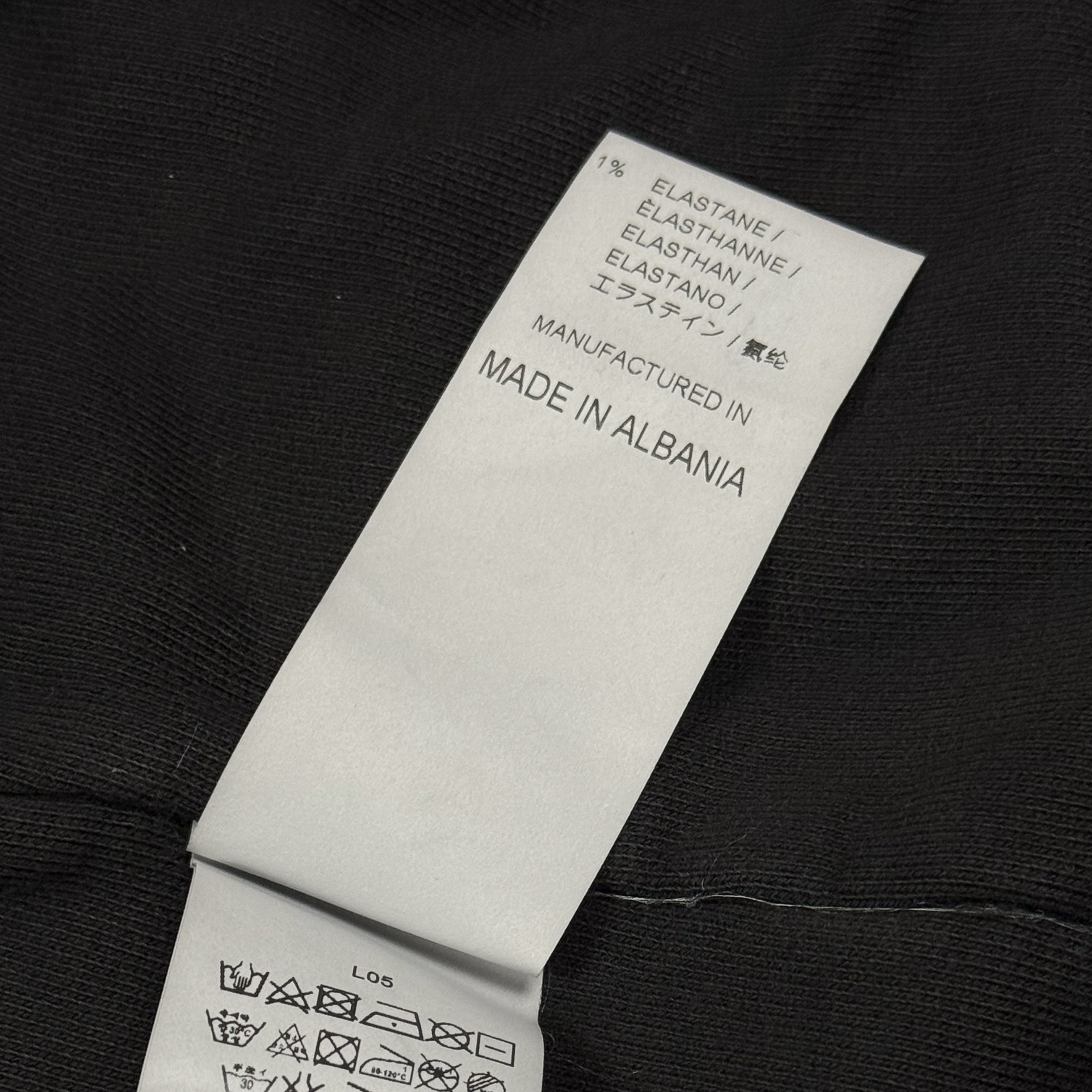 Yeezy Season 5 Las Virgenes Double Layered Hoodie In Ink
