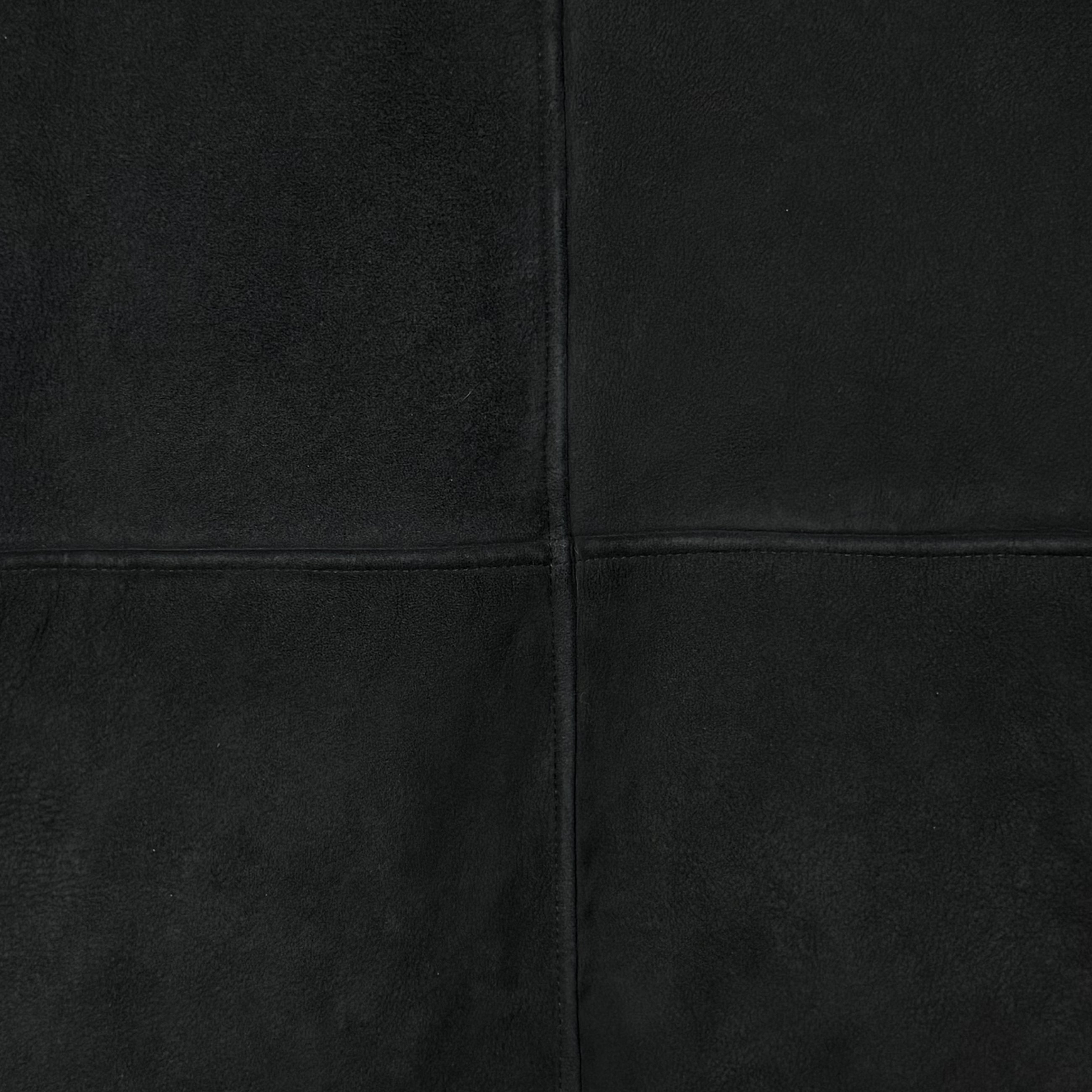 Yeezy Season 5 Shearling Hooded Coat In Ink