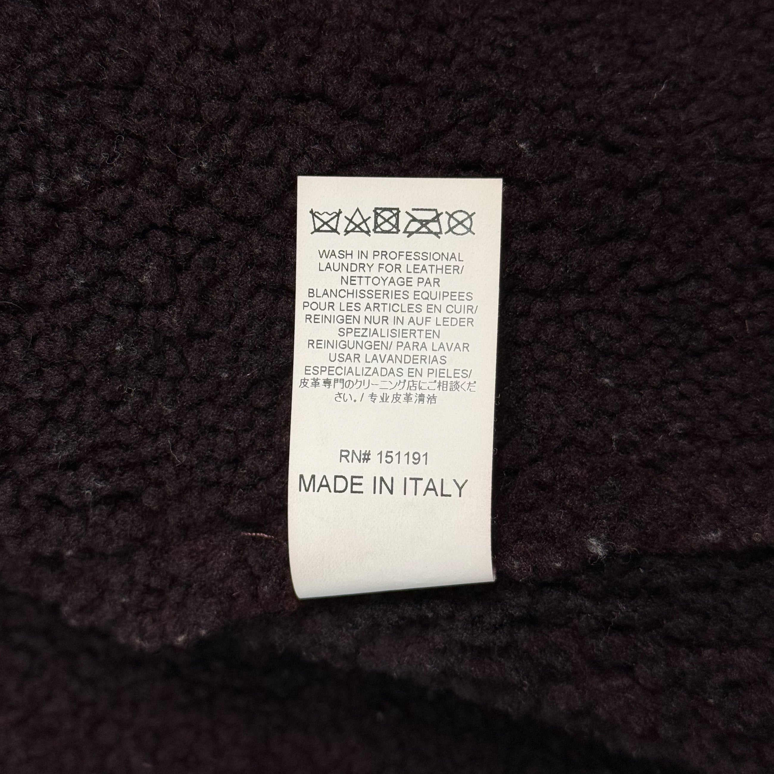 Yeezy Season 5 Shearling Hooded Jacket In Oxblood