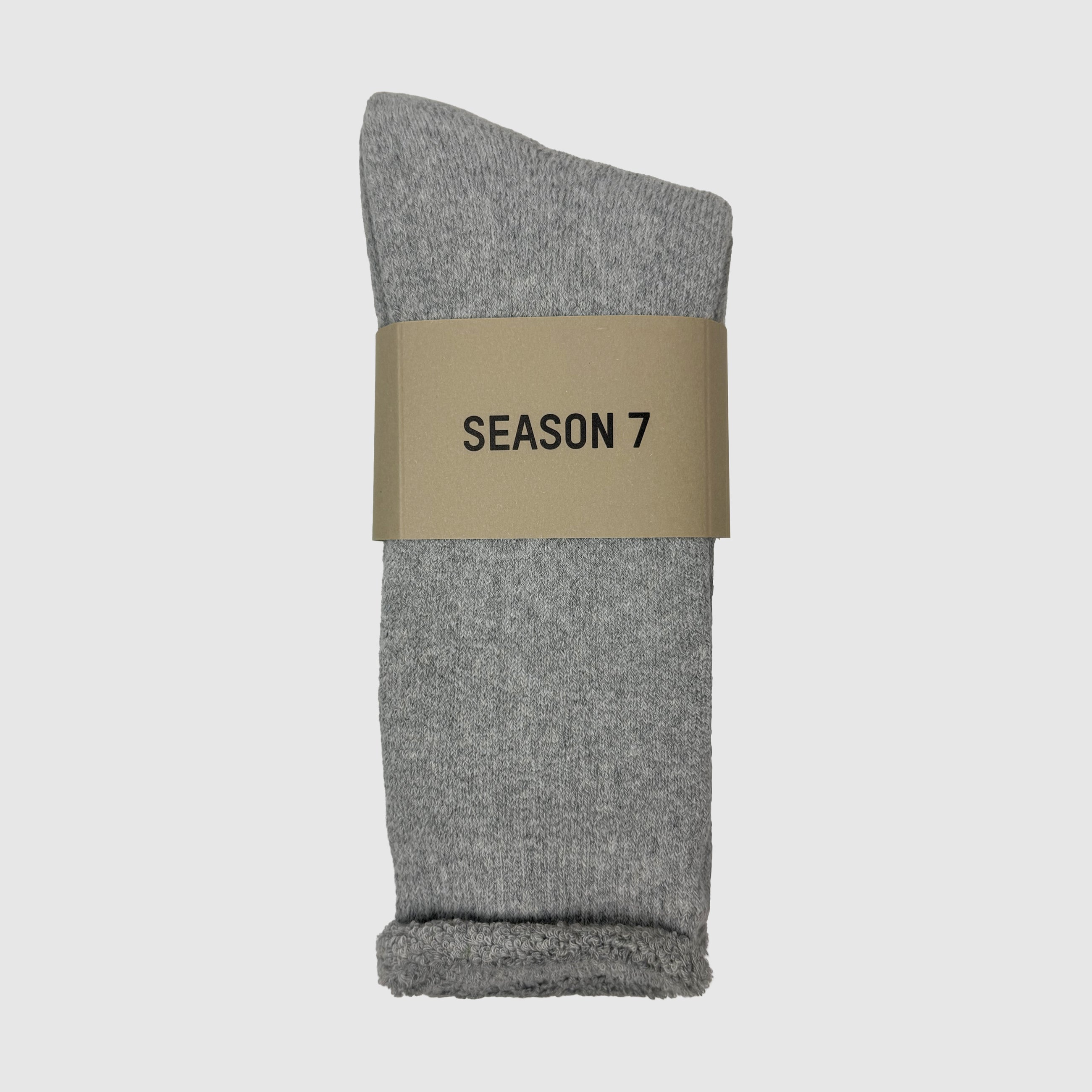 Yeezy Season 7 Bouclette Socks (3-Pack) In Tone Two