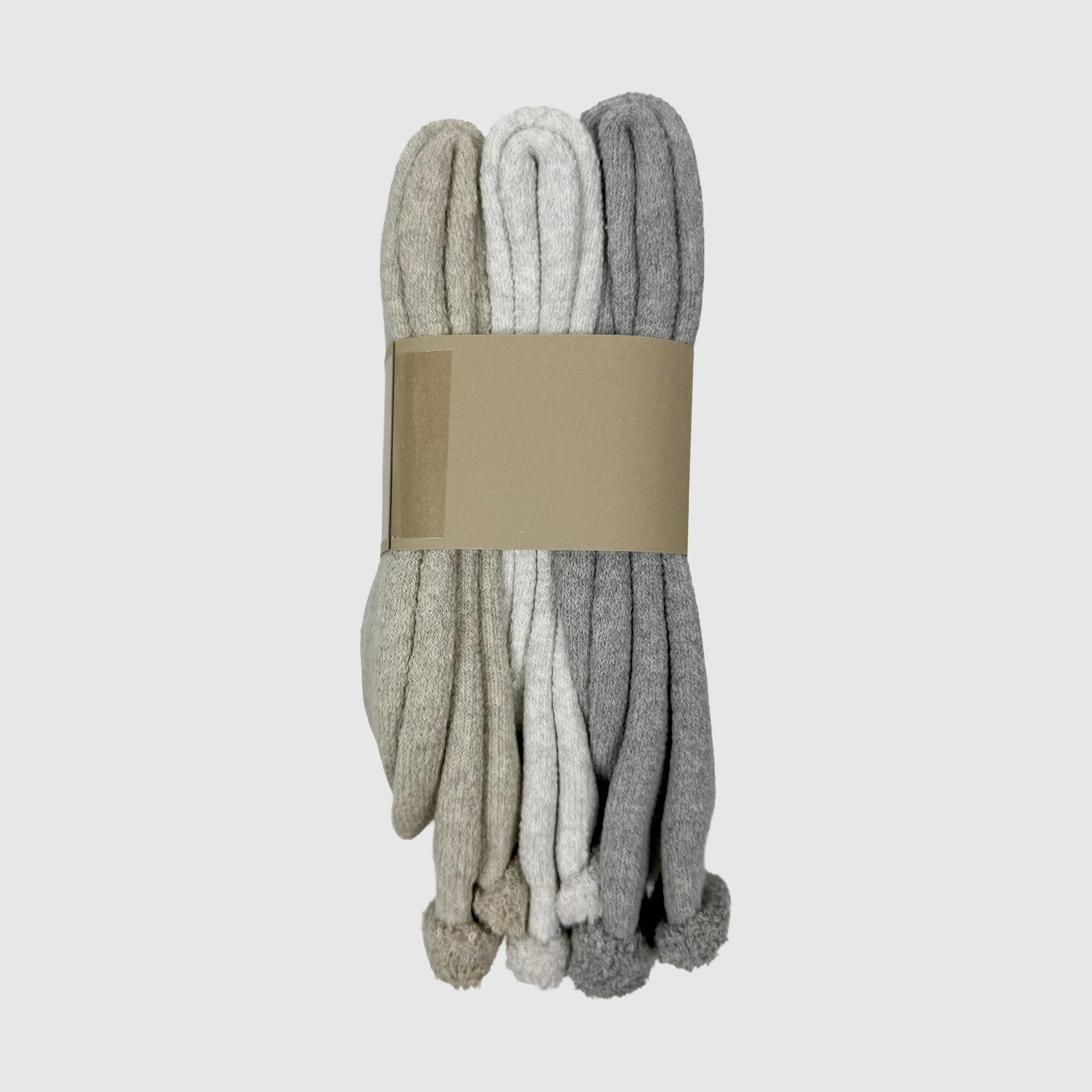 Yeezy Season 7 Bouclette Socks (3-Pack) In Tone Two