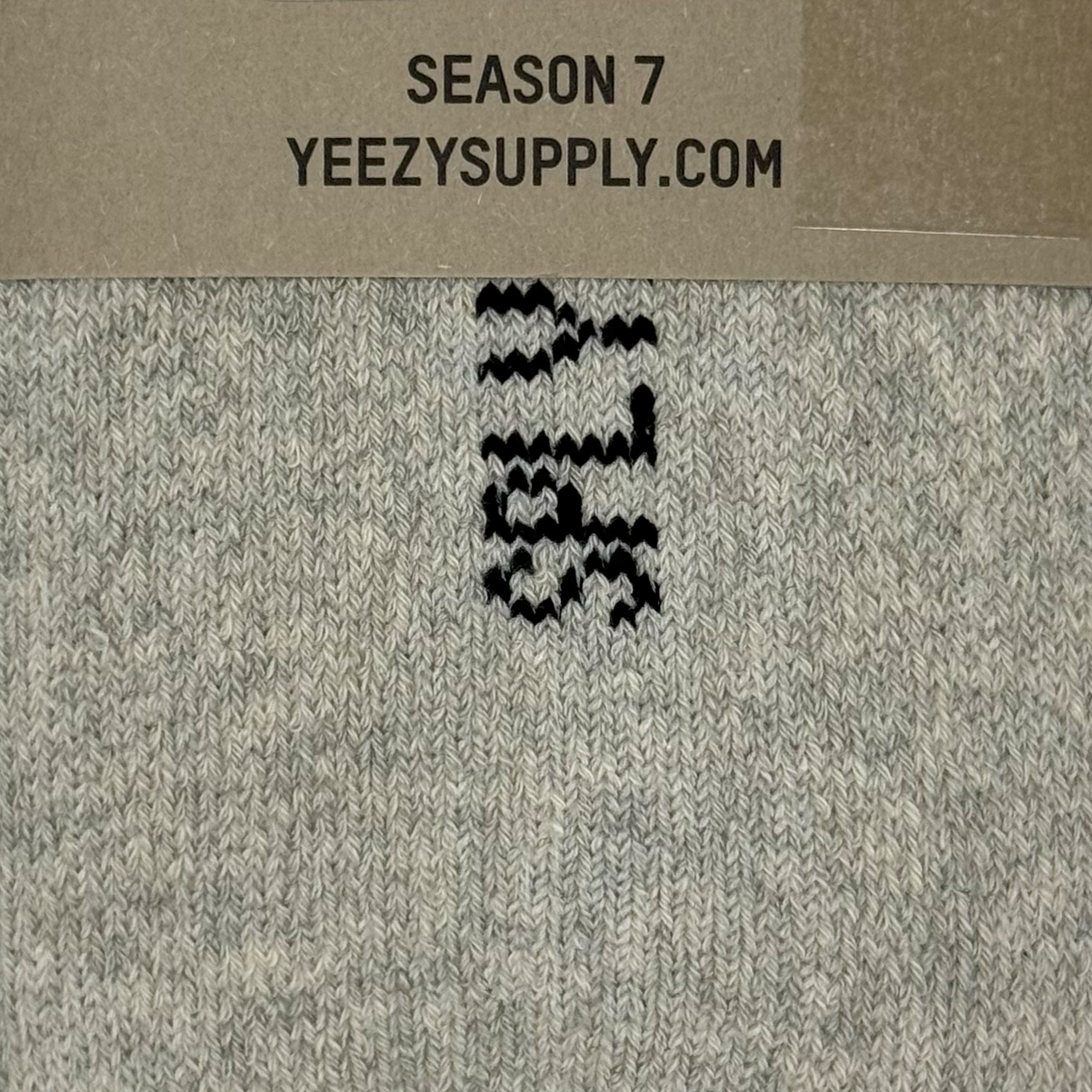Yeezy Season 7 Bouclette Socks (3-Pack) In Tone Two