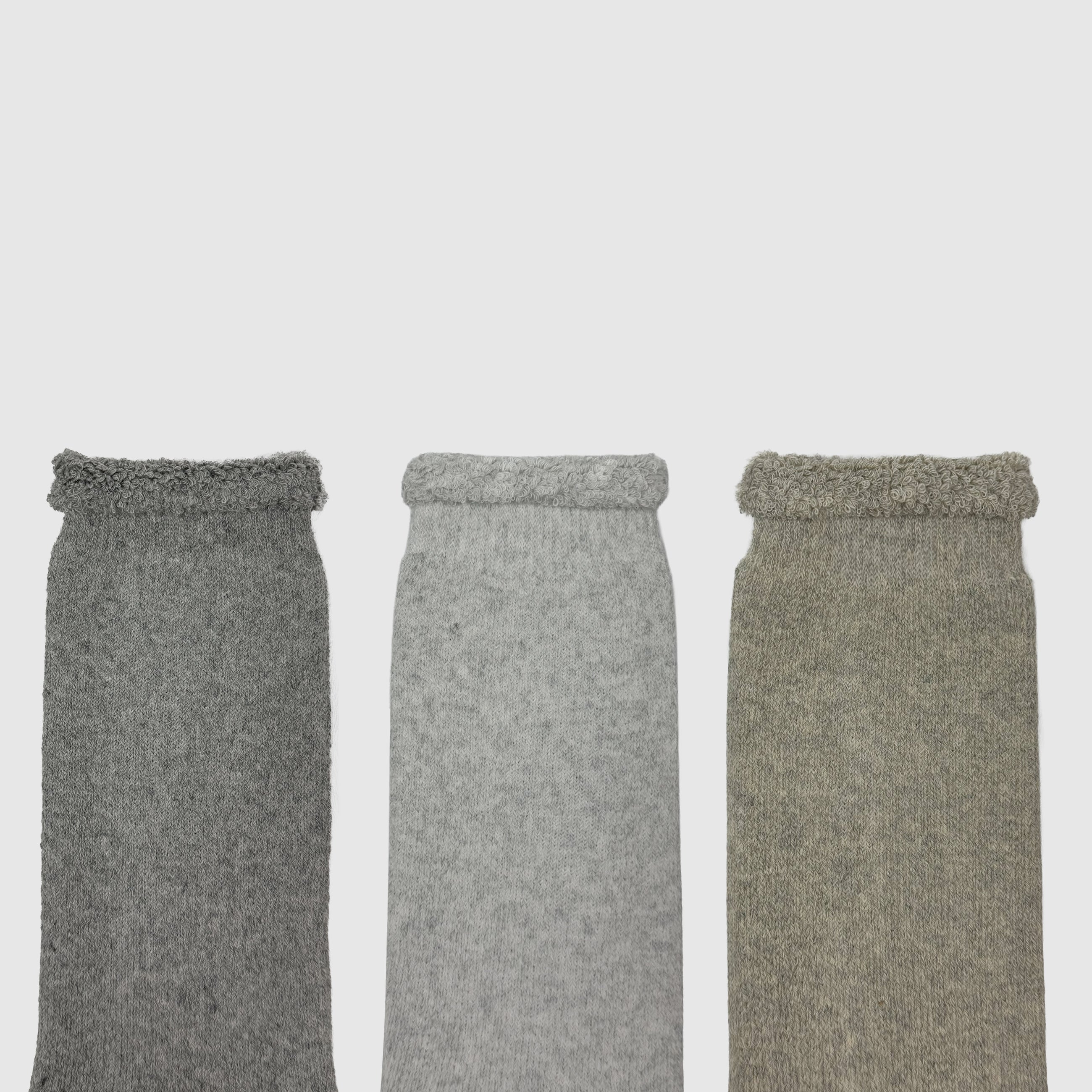 Yeezy Season 7 Bouclette Socks (3-Pack) In Tone Two